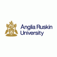 Logo of Anglia Ruskin University featuring a crest and text