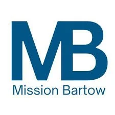 Mission Bartow logo with large initials MB and full name beneath