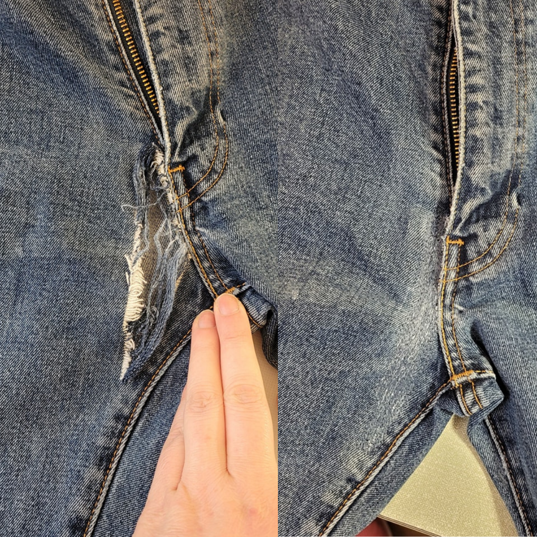 ripped jeans