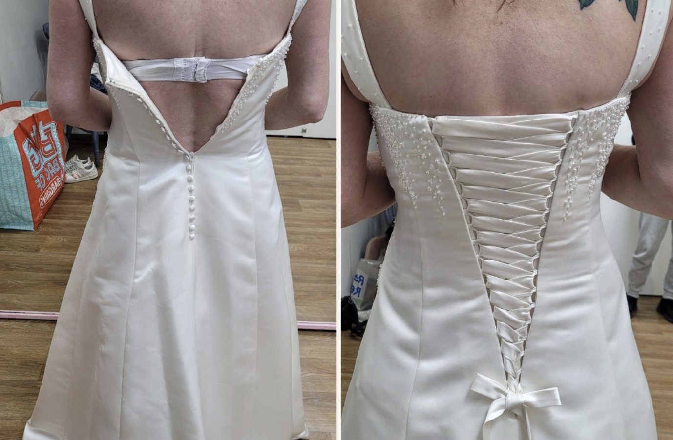 wedding dress alteration