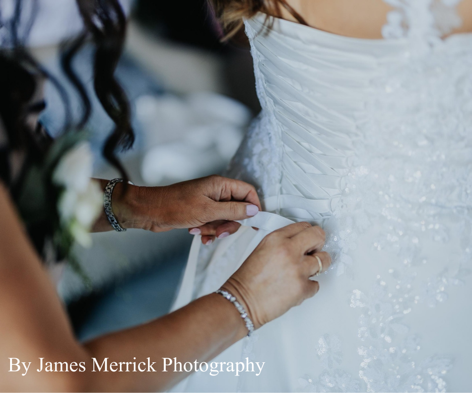wedding dress dressing