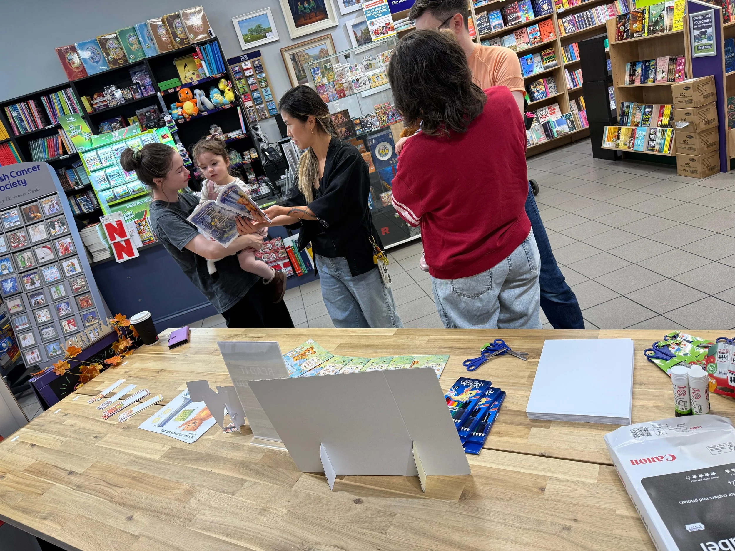 Reading session in Bookmark, Drogheda