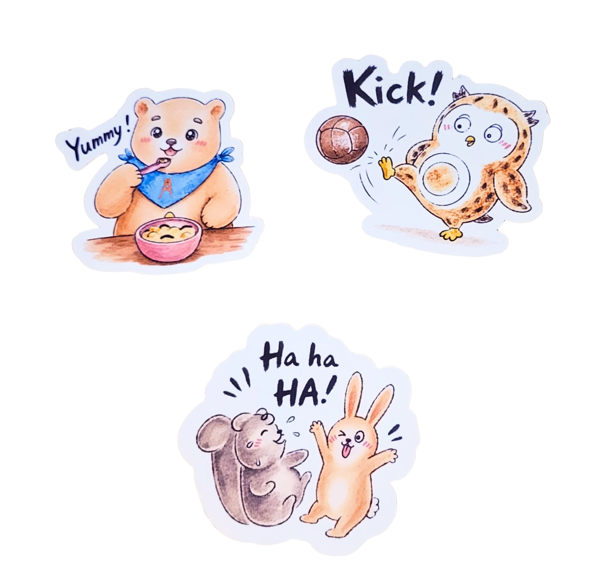 Alex and Friends - Collector 3 Stickers