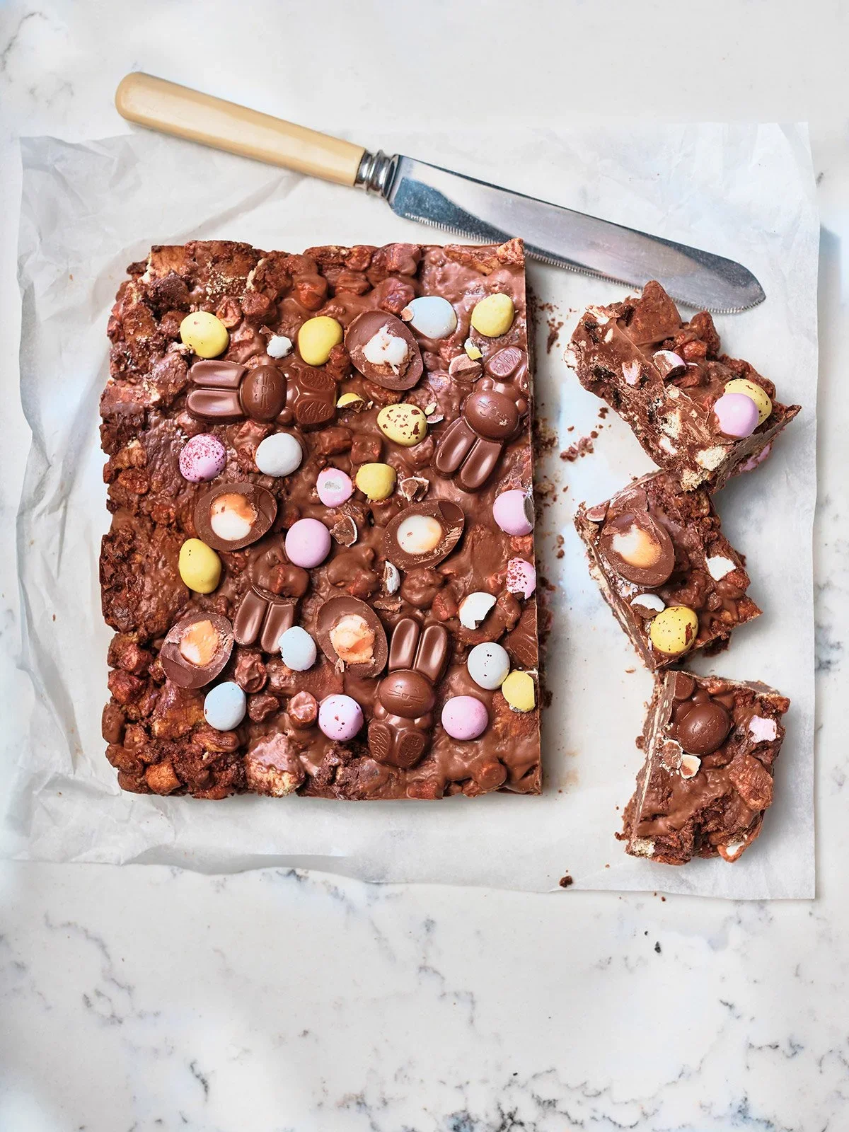 Easter rocky road - Recipe featured in Glossy magazine