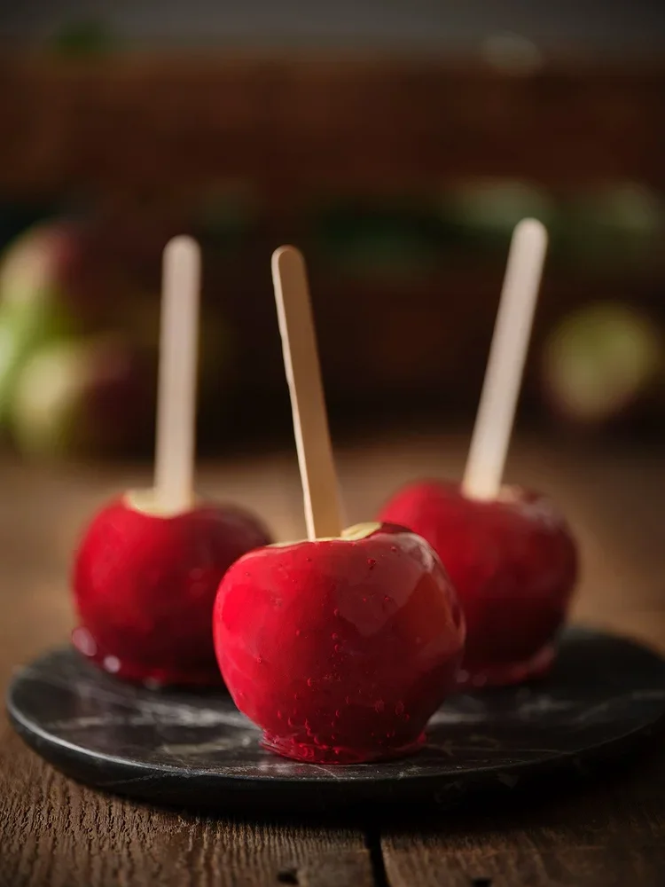 Toffee apples - a bonfire night classic - Recipe featured in Glossy magazine