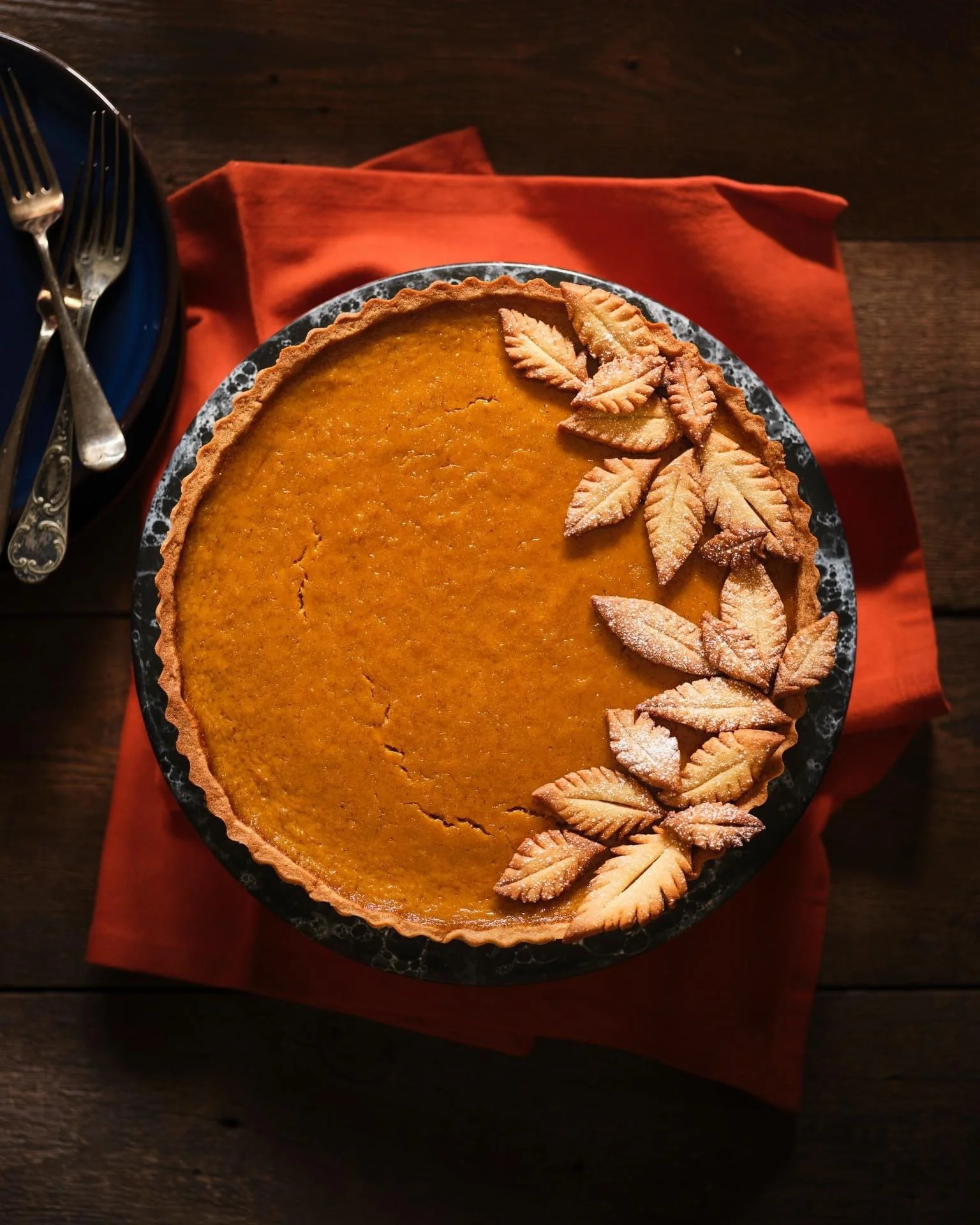 Pumpkin pie - recipe featured in Glossy mag