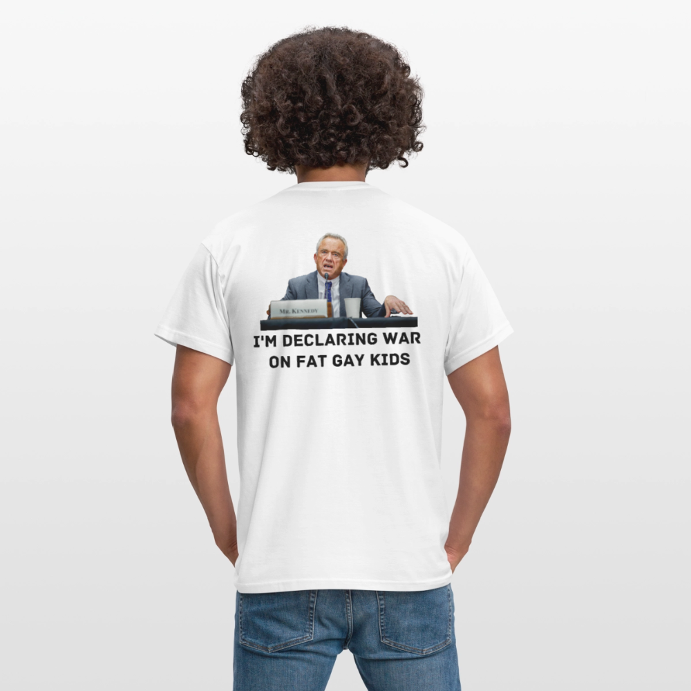 War on f*t g*y kids.