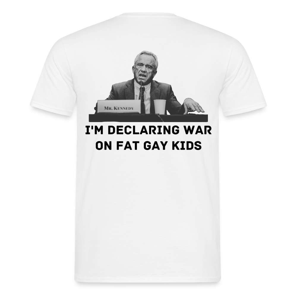 War on f*t g*y kids B&W