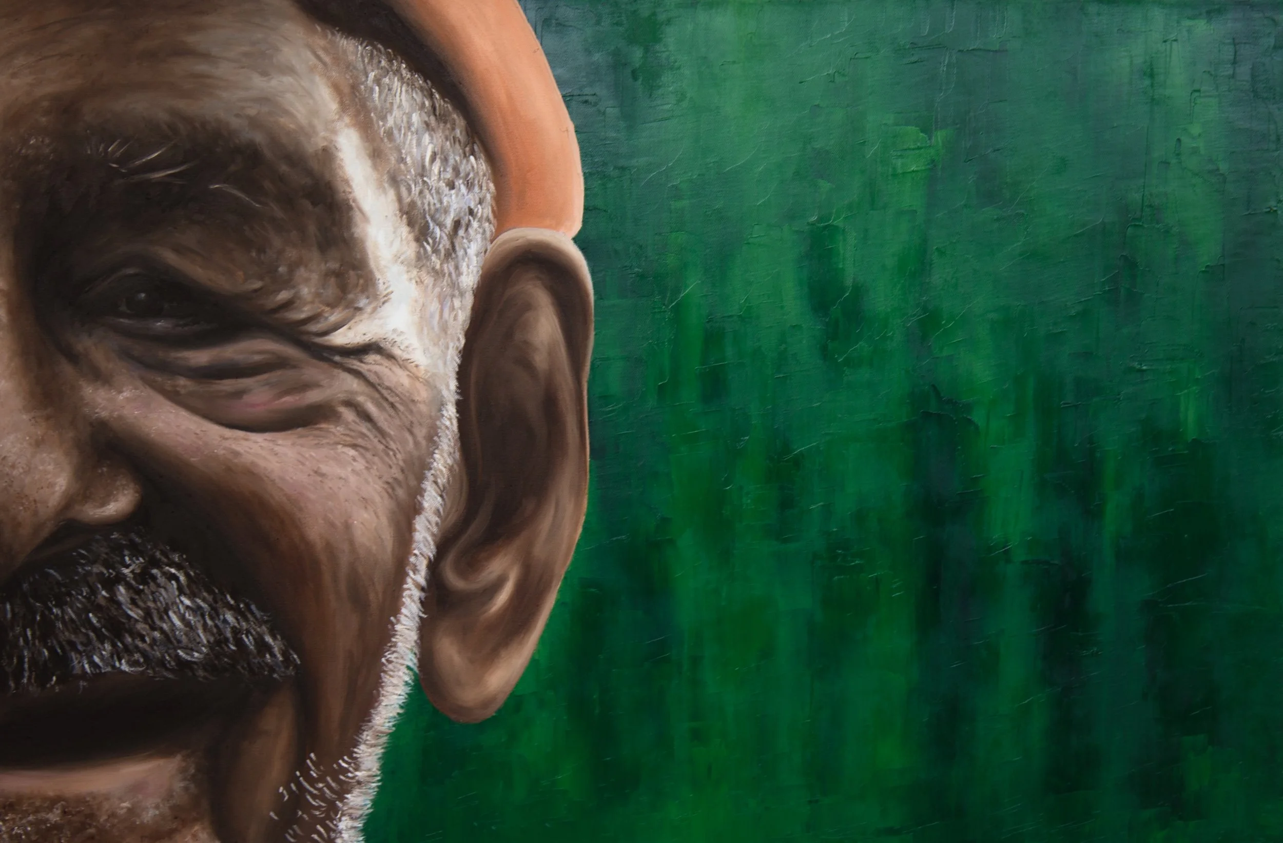  Suleman, oil on canvas, 24" x 36", 2018  