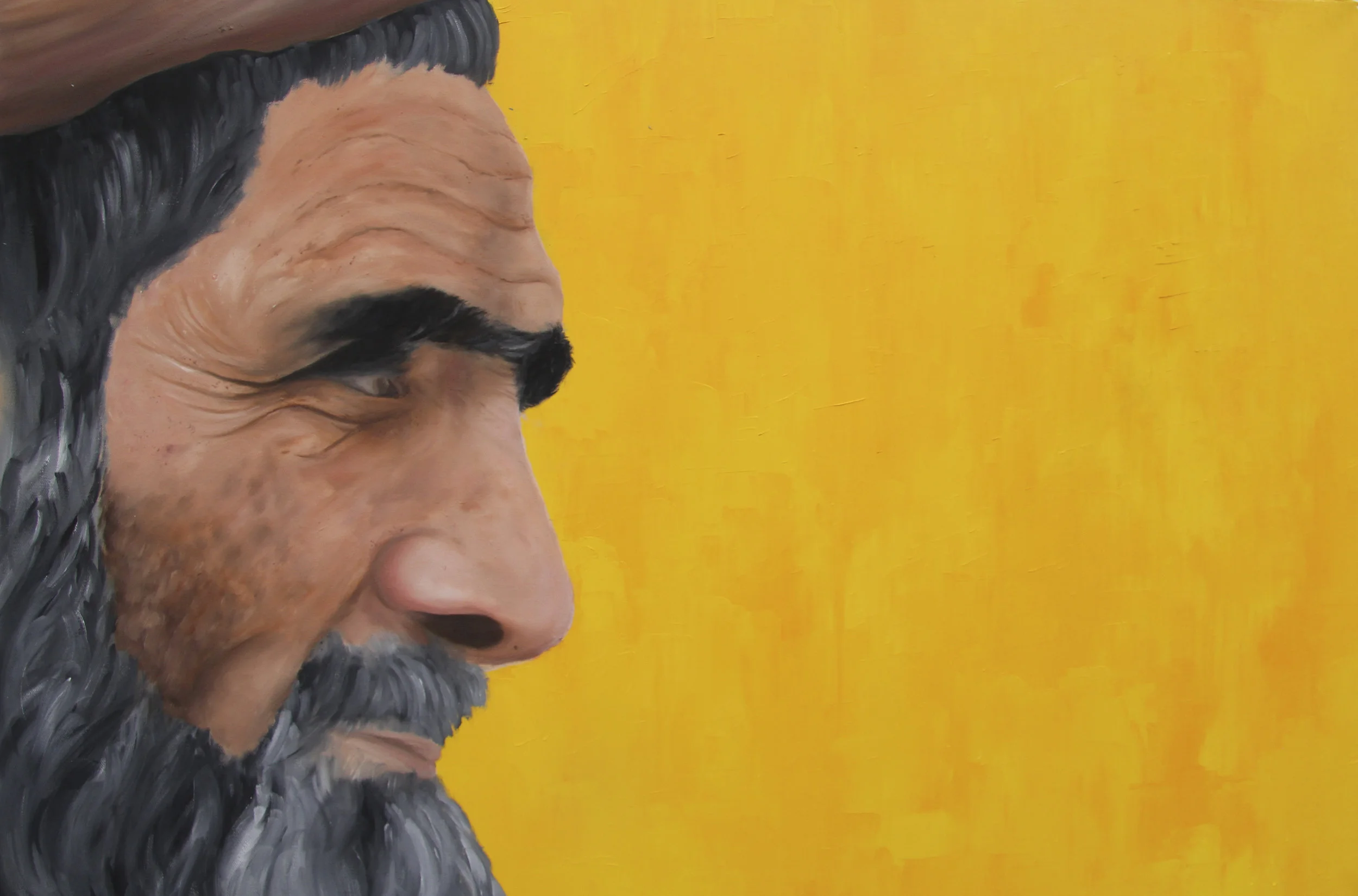  Khan, oil on canvas, 24" x 36", 2018  