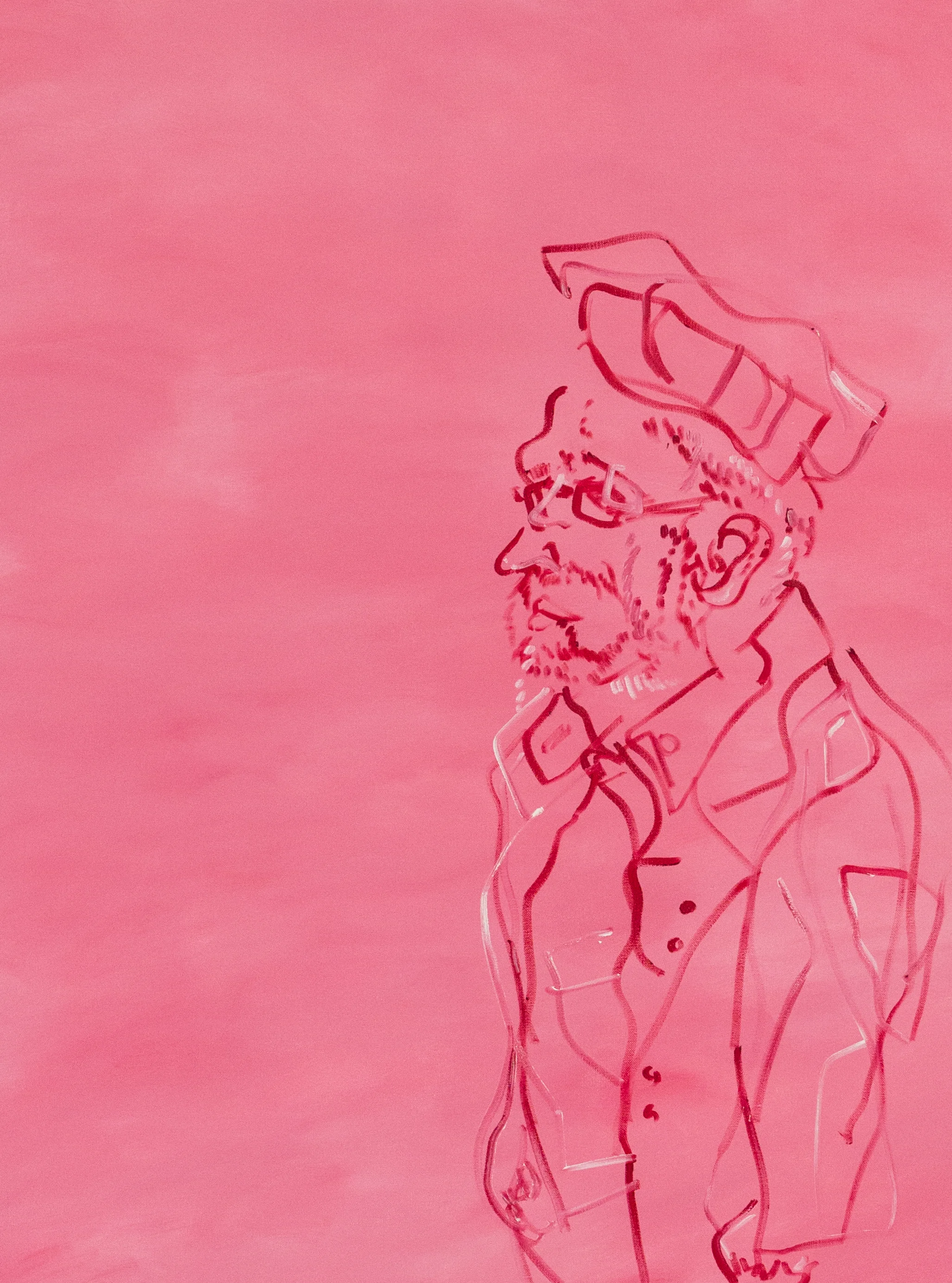  oil and acrylic on canvas, 30” x 40”, 2019 