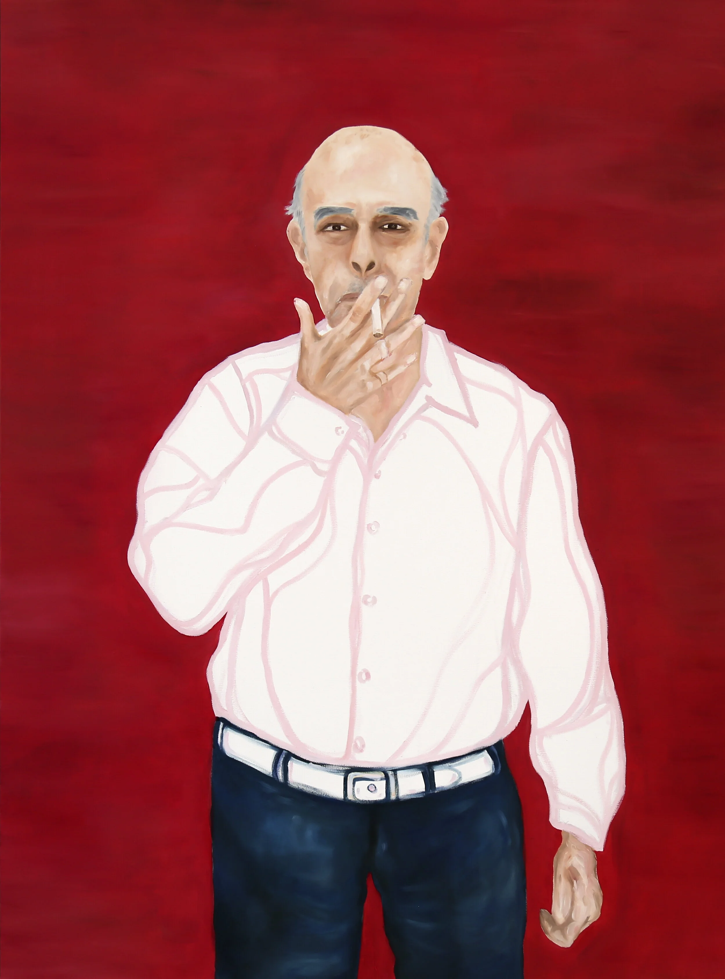  Zafar Ullah Khan, 36” x 48”, oil on canvas, 2019 