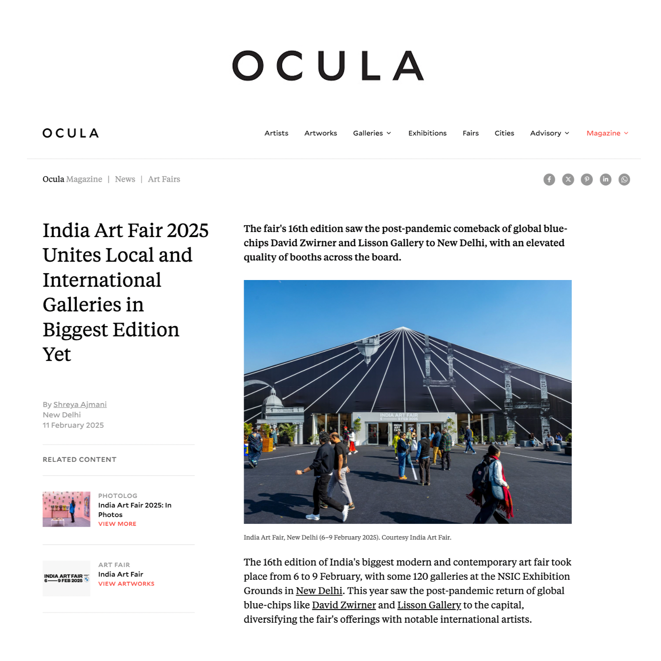 India Art Fair 2025 Unites Local and International Galleries in Biggest Edition Yet (Copy)