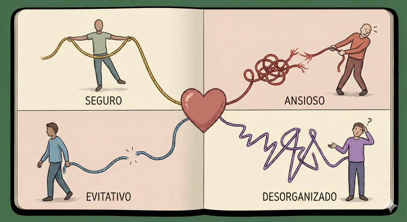 Estilos de Apego: La guía definitiva para entender (y sanar) tus patrones en las relaciones