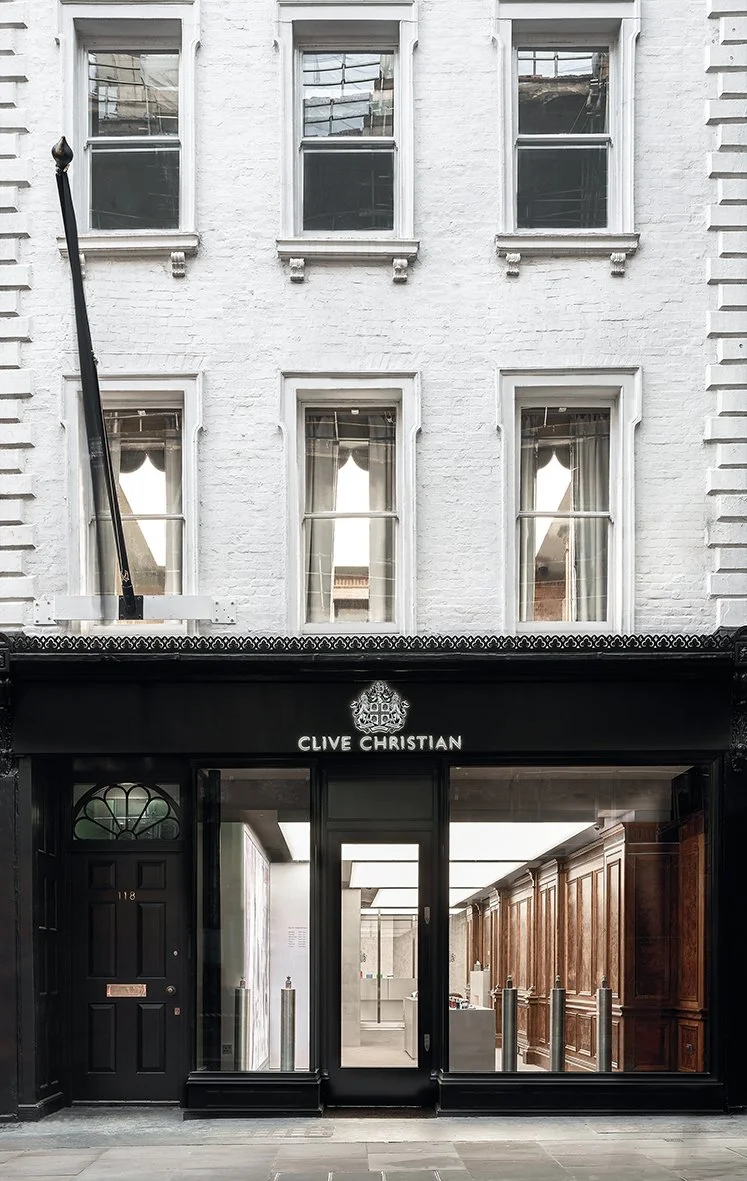 Clive Christian’s new store: sleek, metallic minimalism meets olfactive opulence