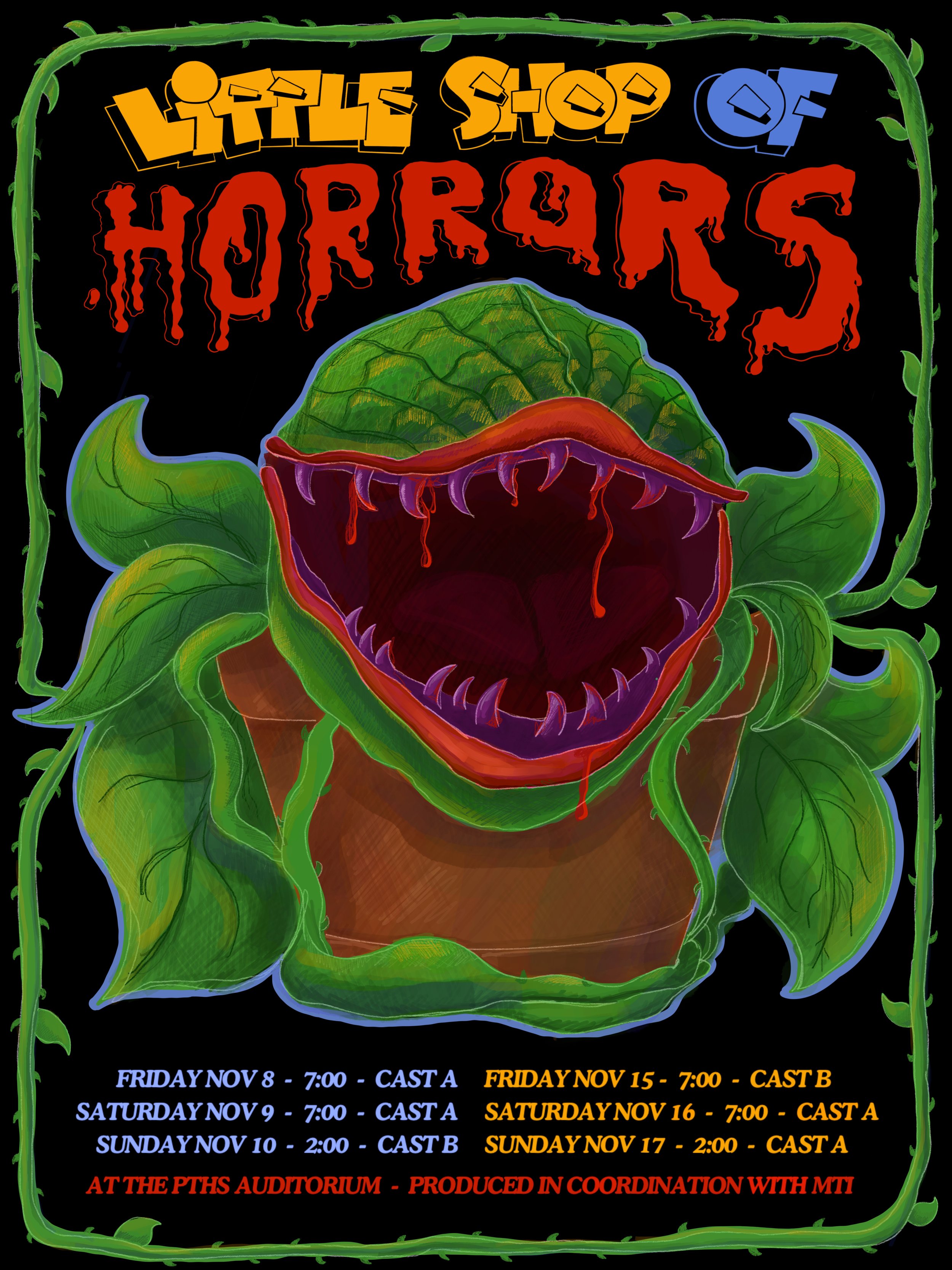 Little Shop of Horrors Production Poster, 2025