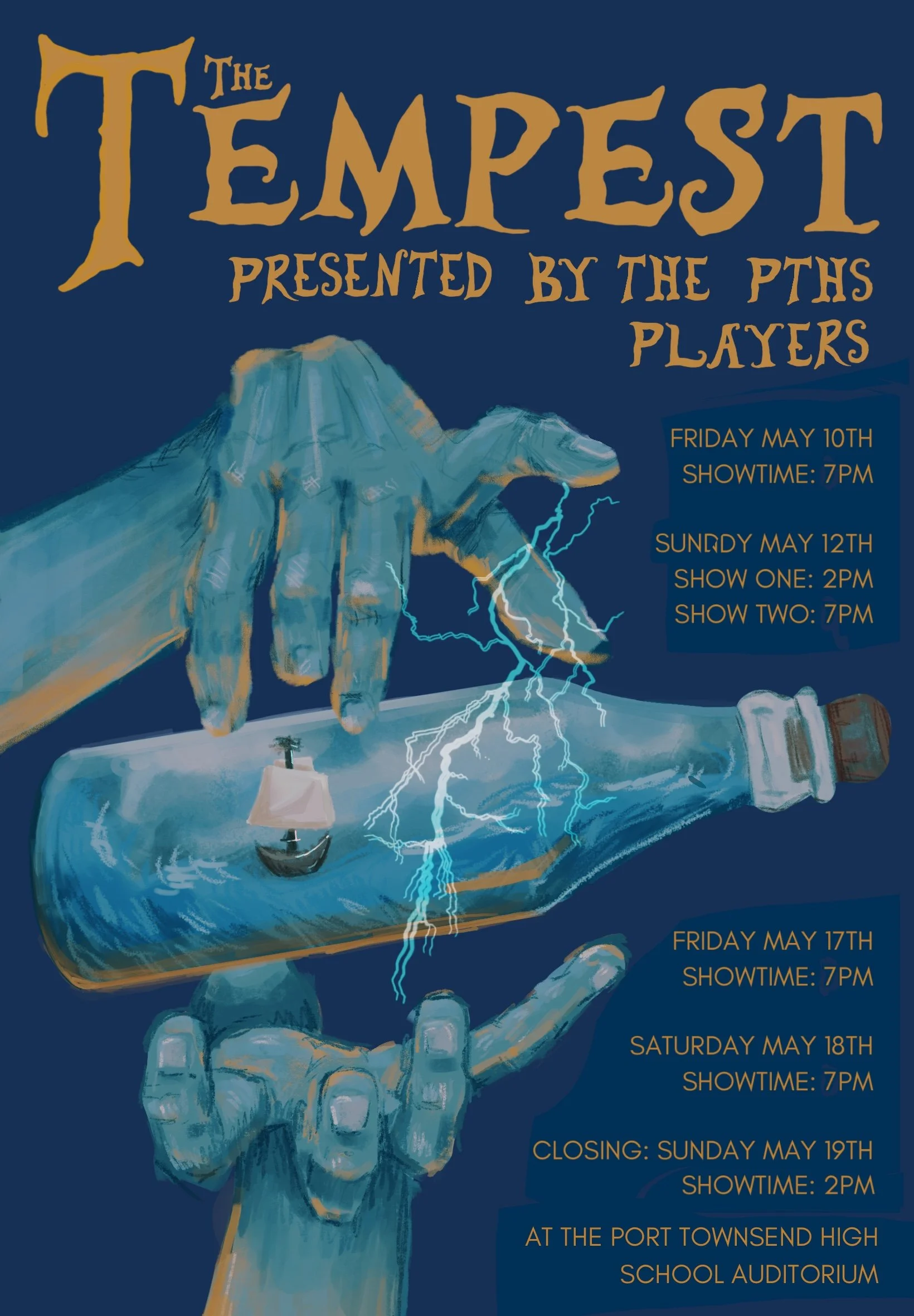 The Tempest Production Poster, 2024