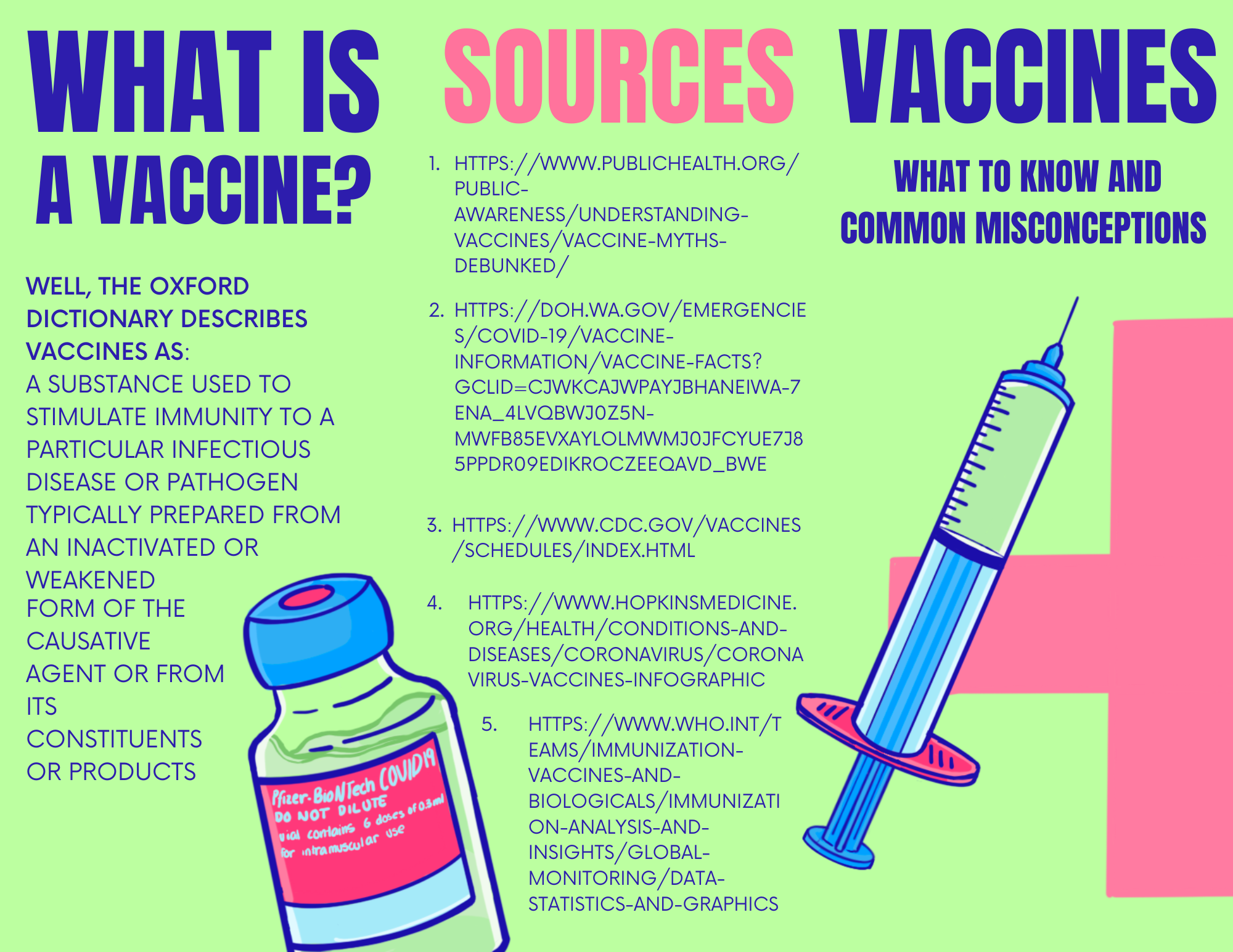 Vaccines Brochure Front, 2023