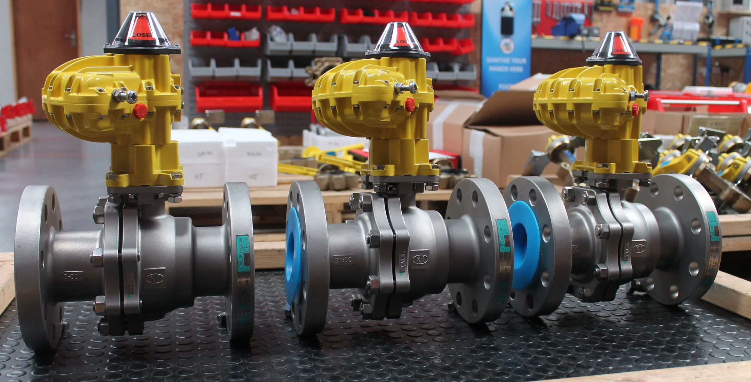Kinetrol Actuated Ball Valves