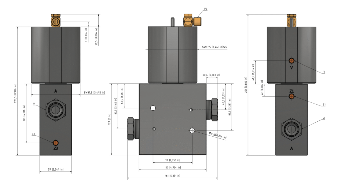 ValvolutionX Dimensions