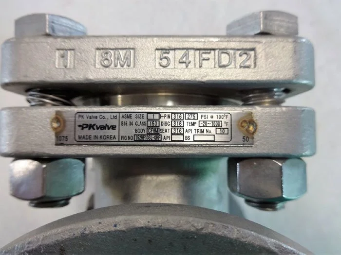 Valve Nameplate