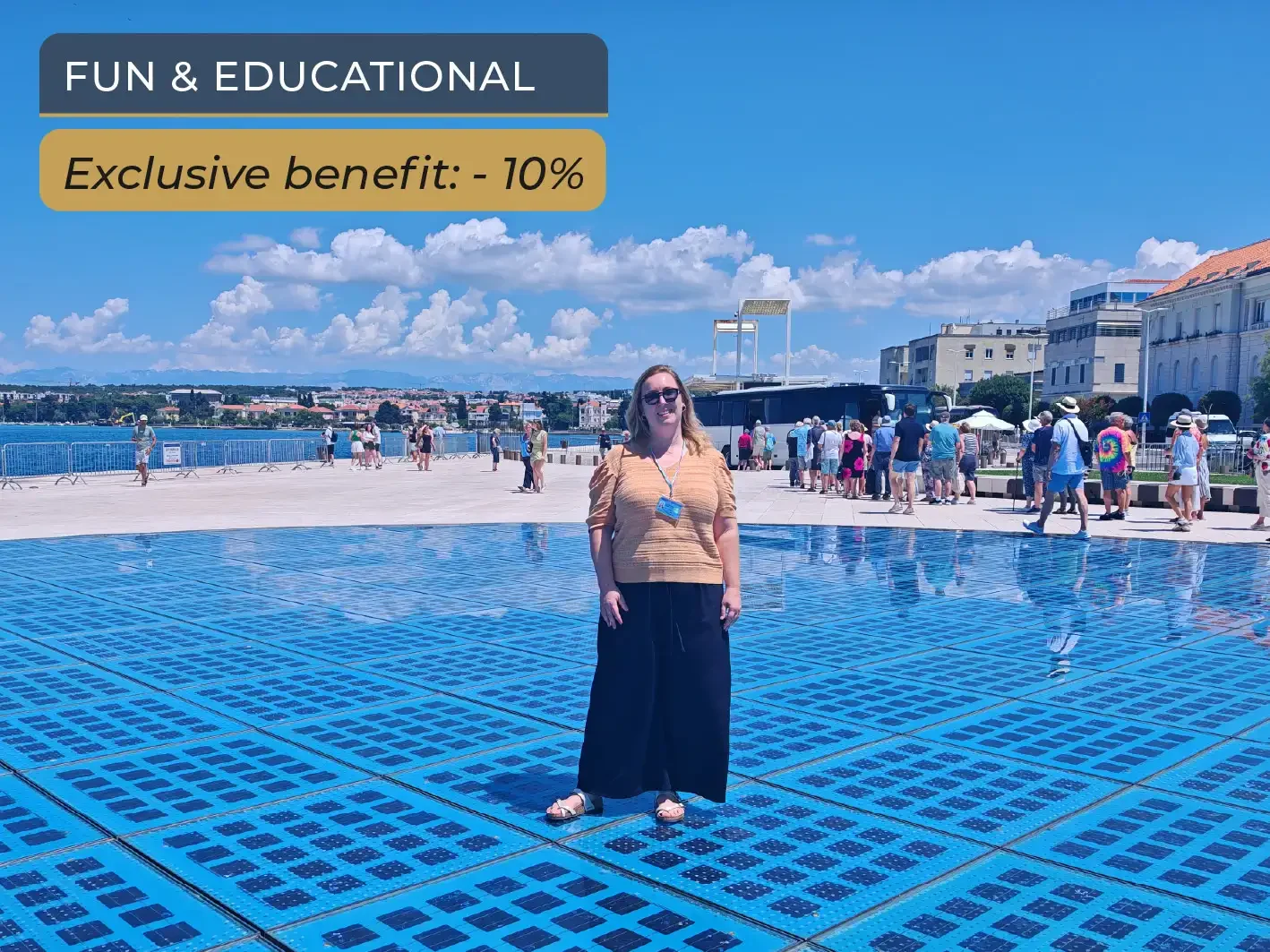 This is Lucija, certified guide for Zadar region.
