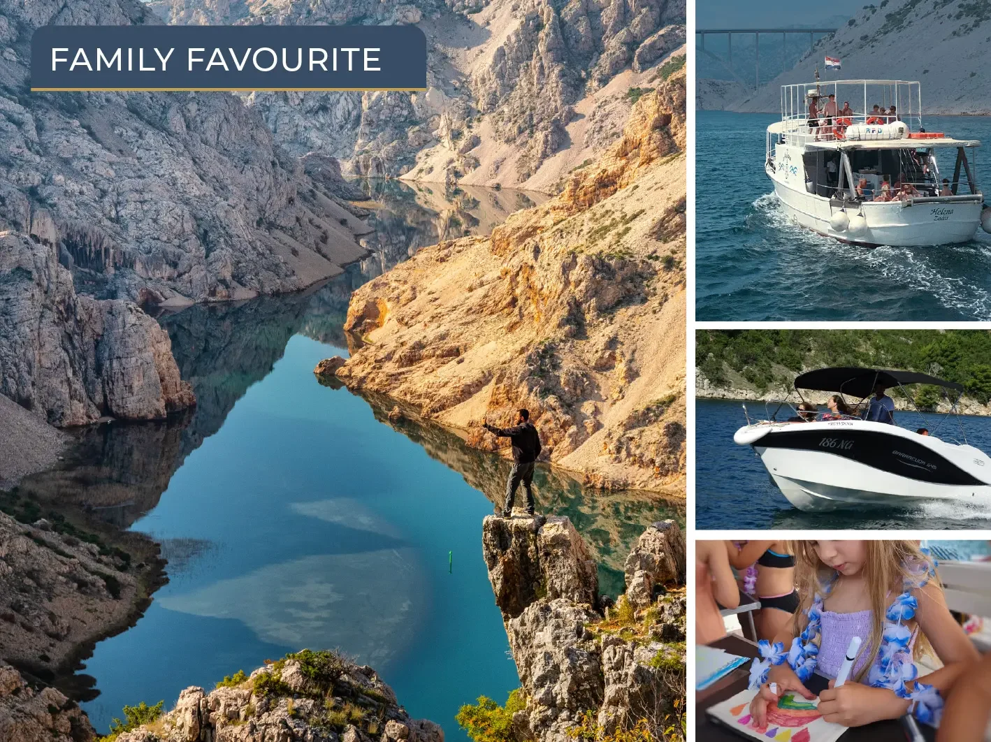 Scenic river boat tour on Zrmanja river for families.Scenic river boat tour on Zrmanja river for families.