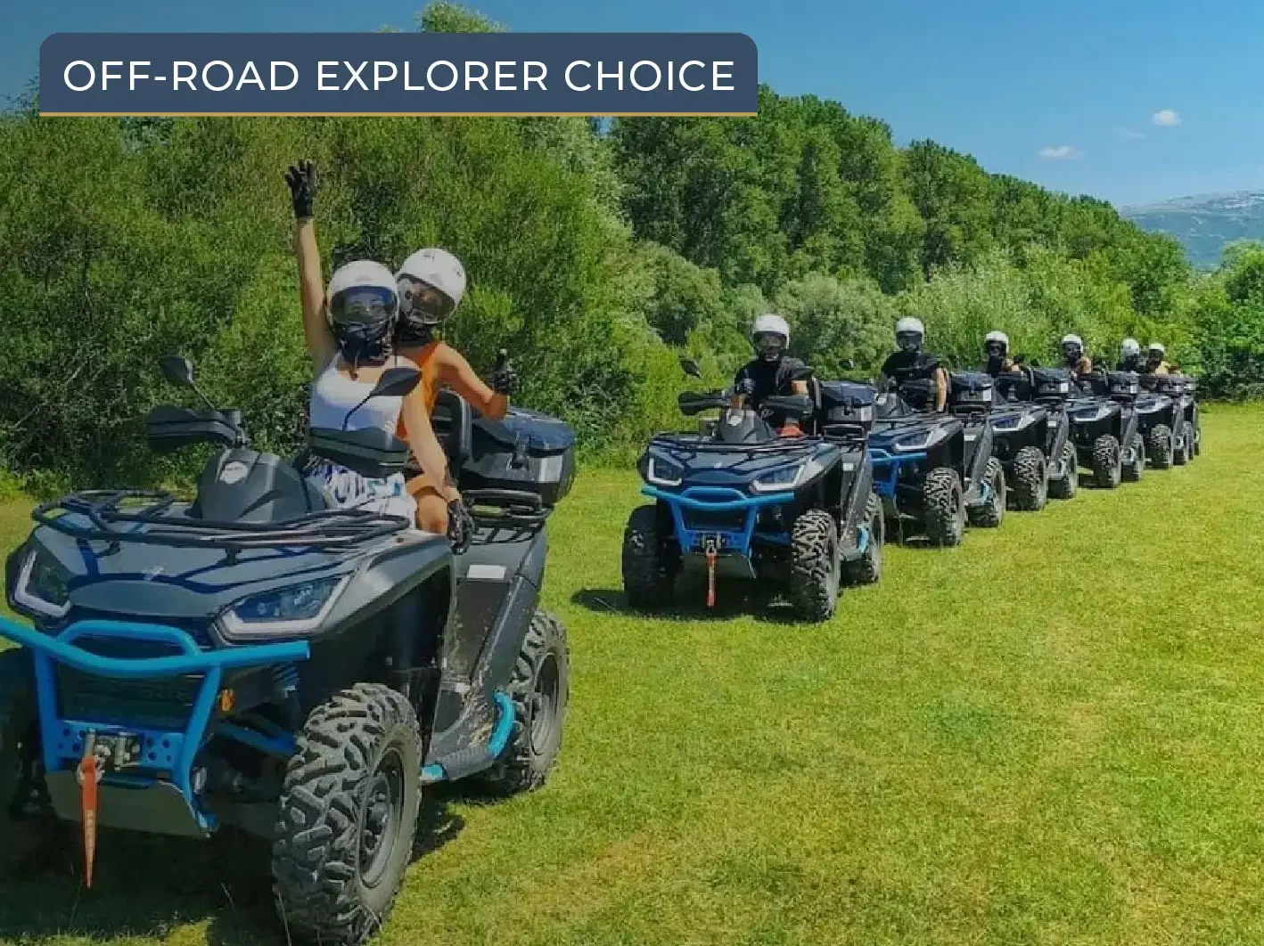 Off-road quad safari adventure and island exploration on Vir.