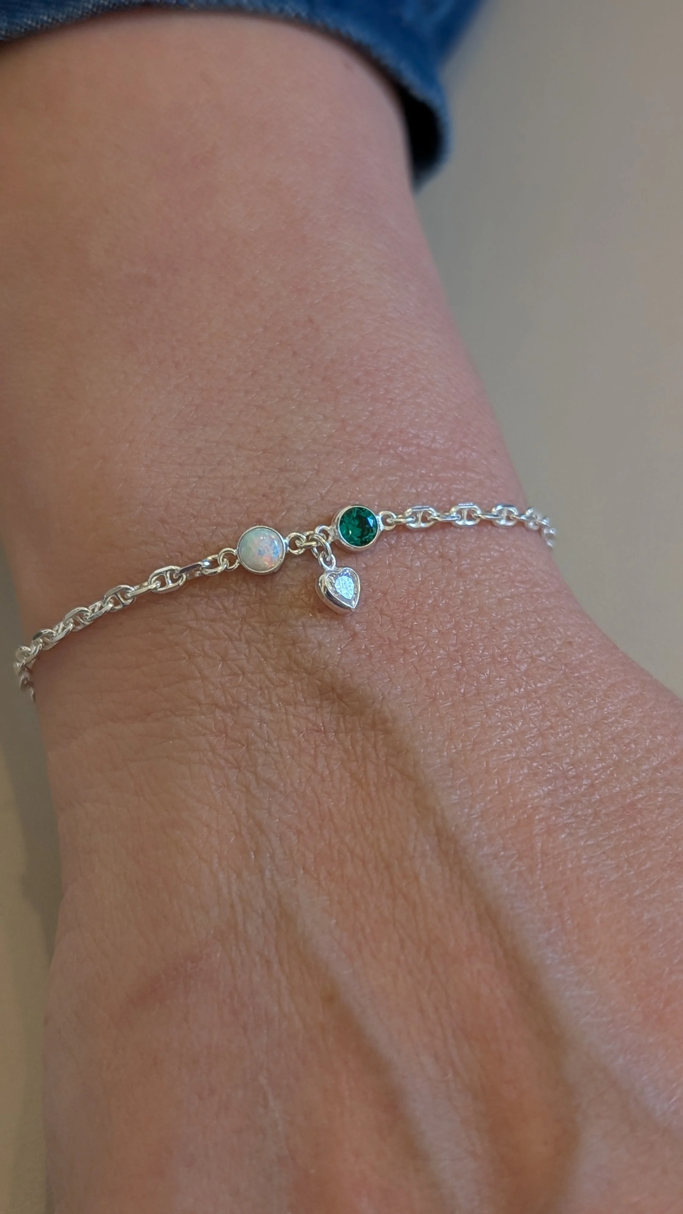 Permanent Bracelet - Silver - Charm  - Scarborough