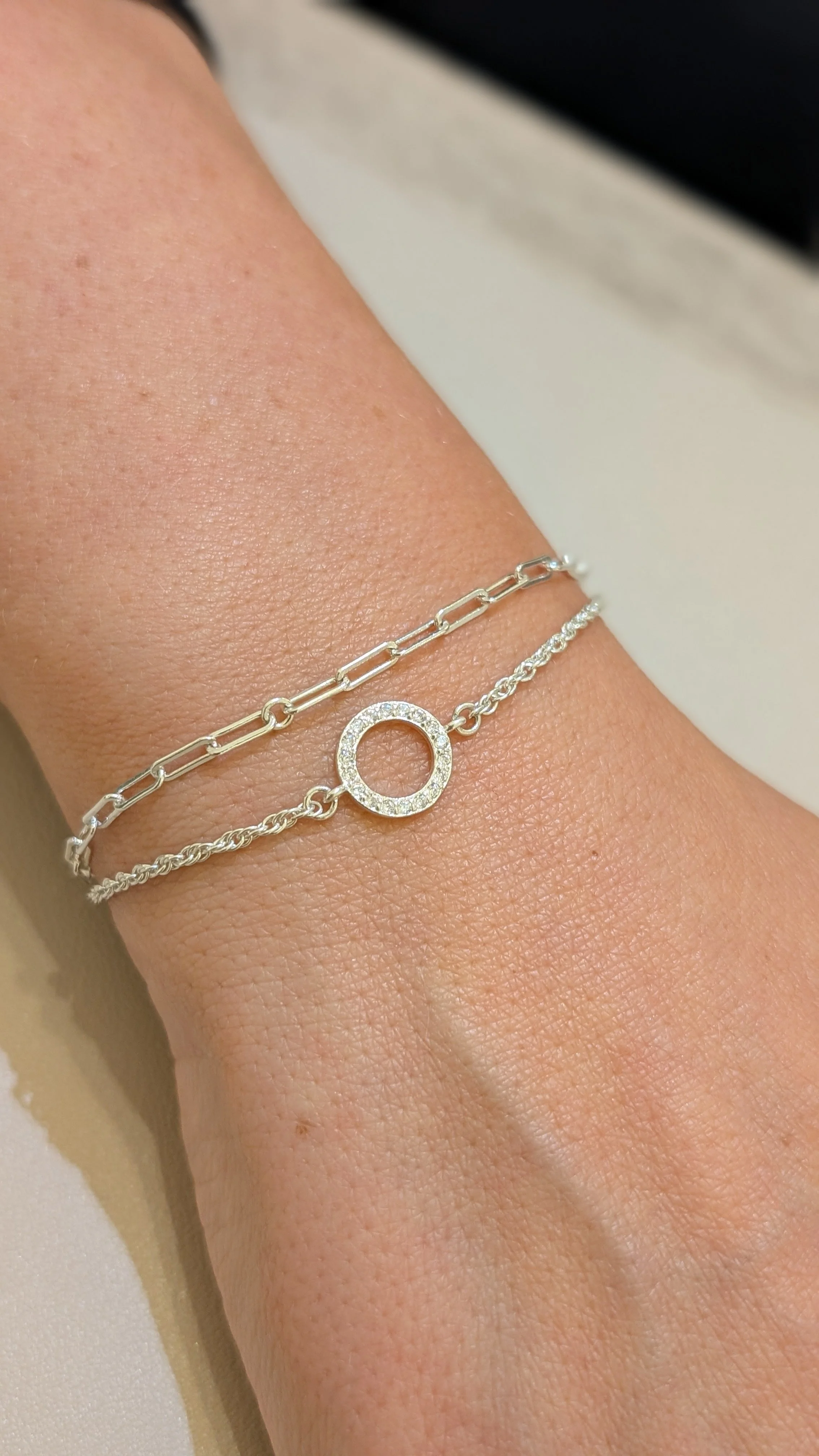 Silver Bracelet Stack - Permanent Jewellery - Scarborough.jpg