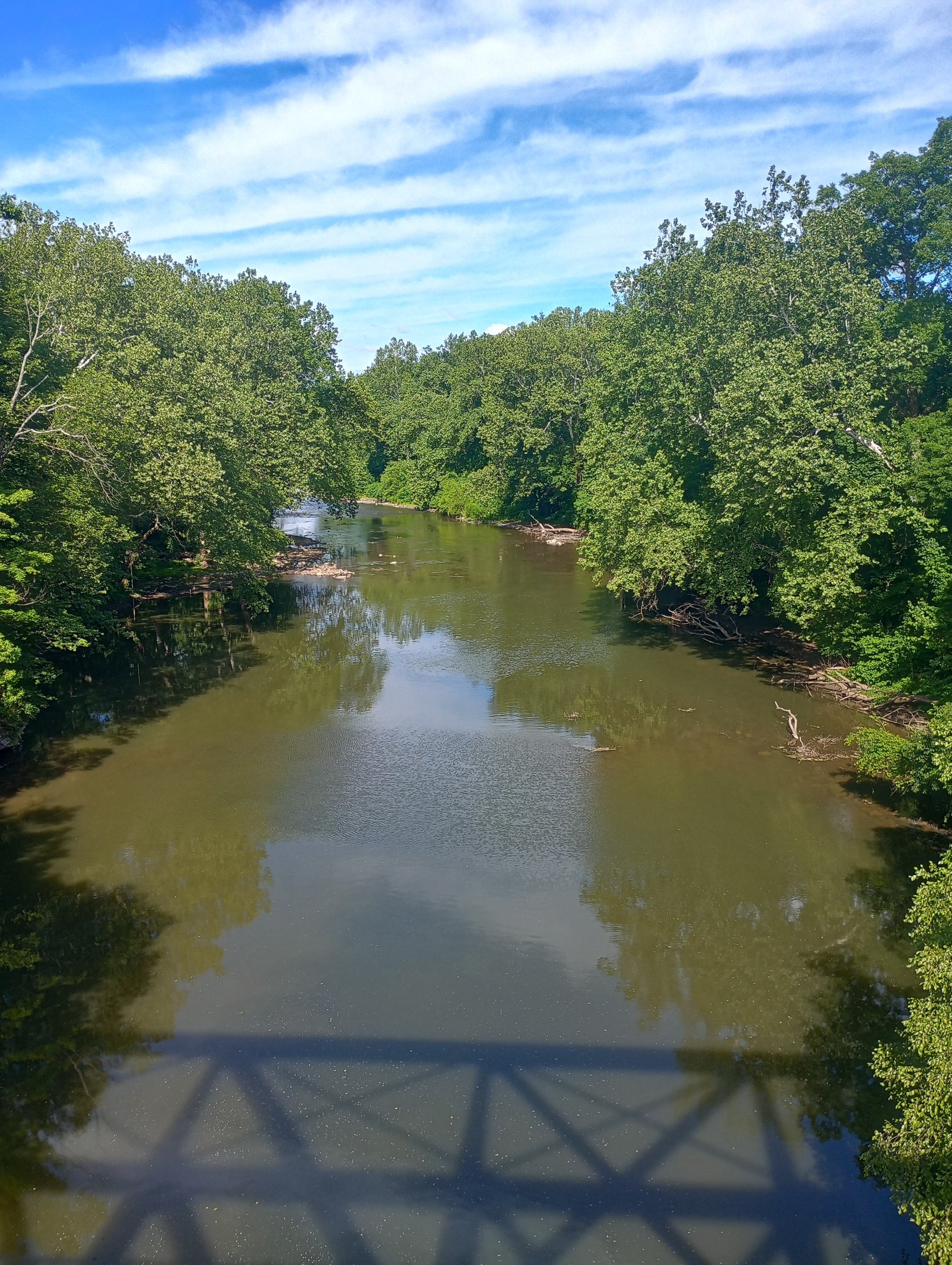 A view of the Swatara Creek from the Lebanon Valley Rails to Trails