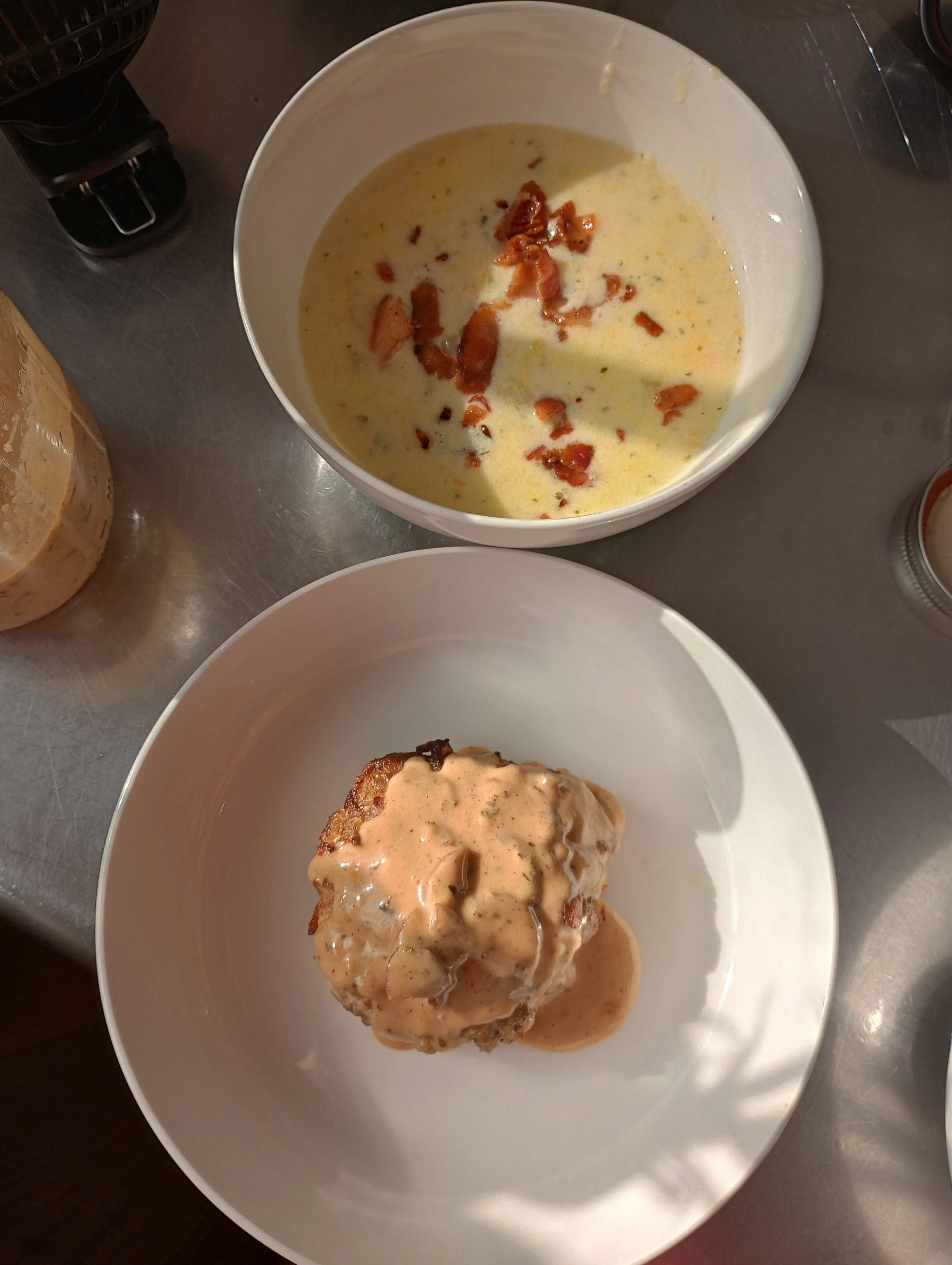 homemade salisberry steak and potatoe soup.jpg