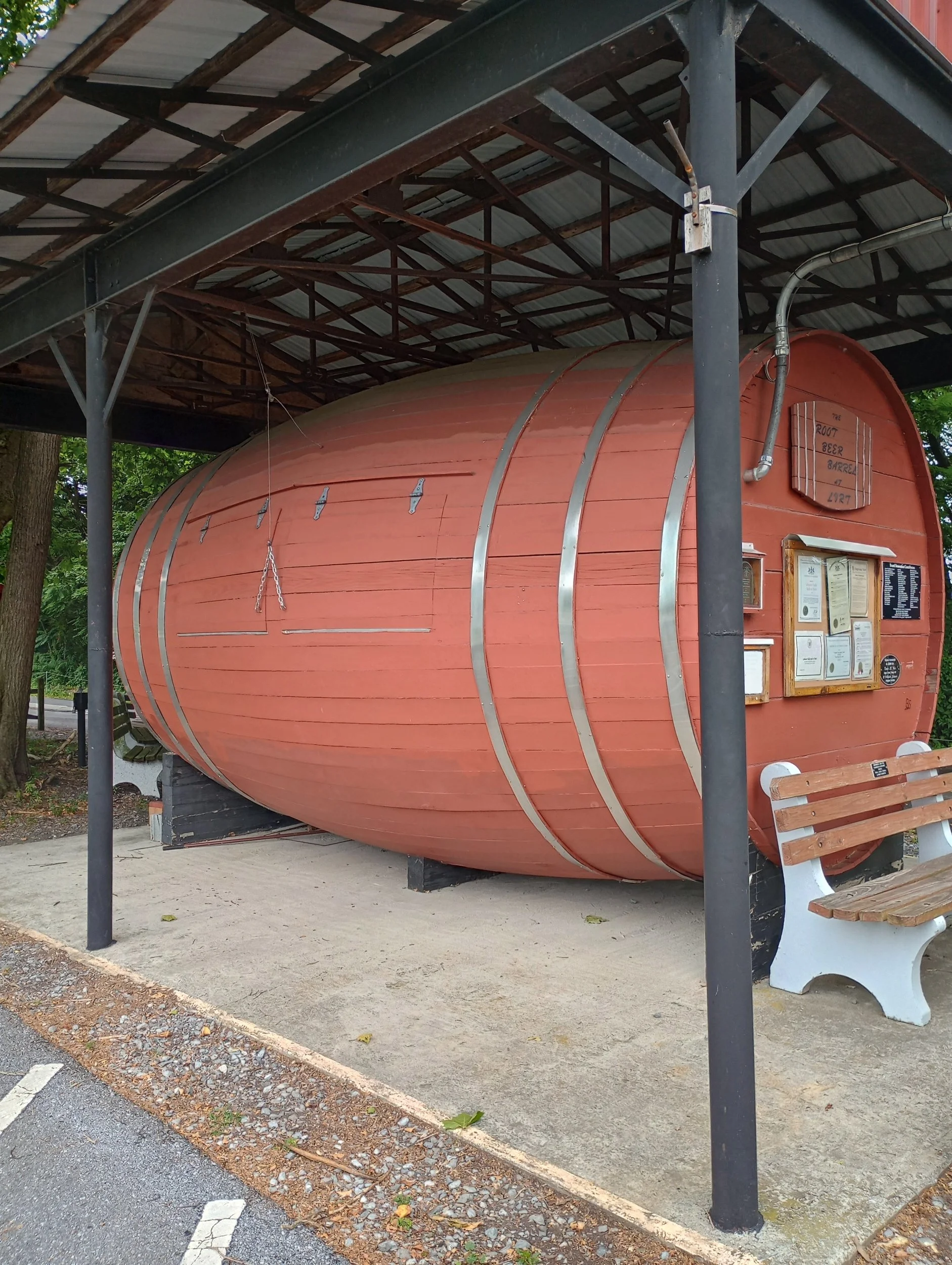 Root Beer Barrell at the Cornwall Trailhead, Lebanon Valley Rails to Trails