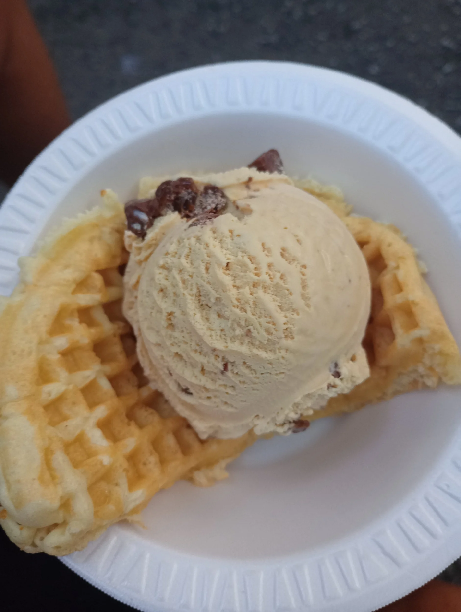 Waffles and Ice Cream @ Knoebels Amusement Resort