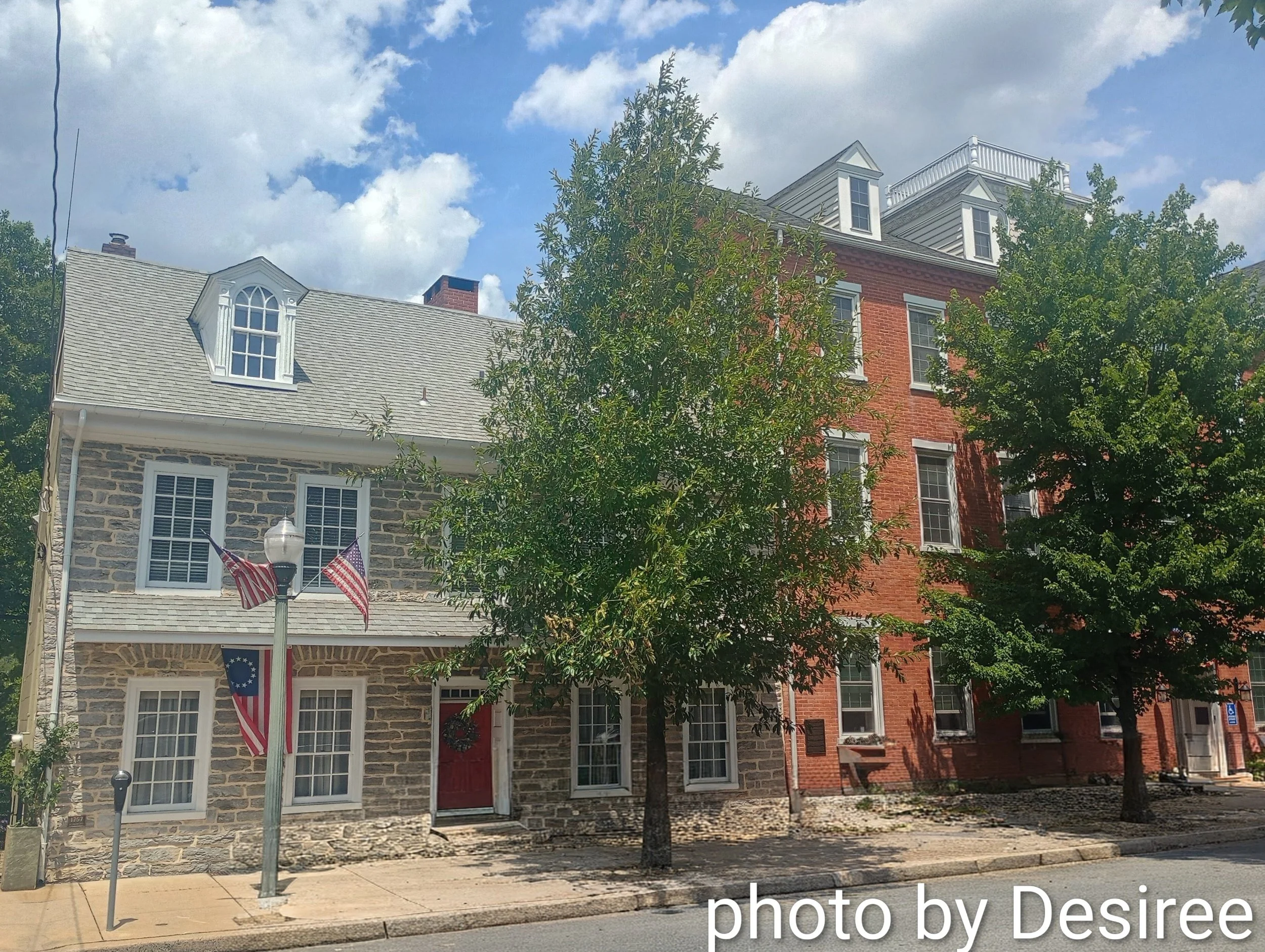 Beautiful homes on Main Street, Lititz, PA