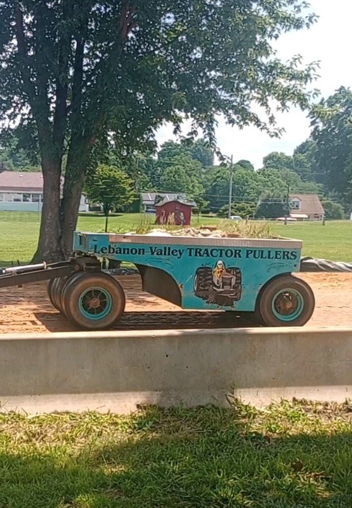 Tractor with Roller at Antique Tractor Pull, Schaefferstown, PA