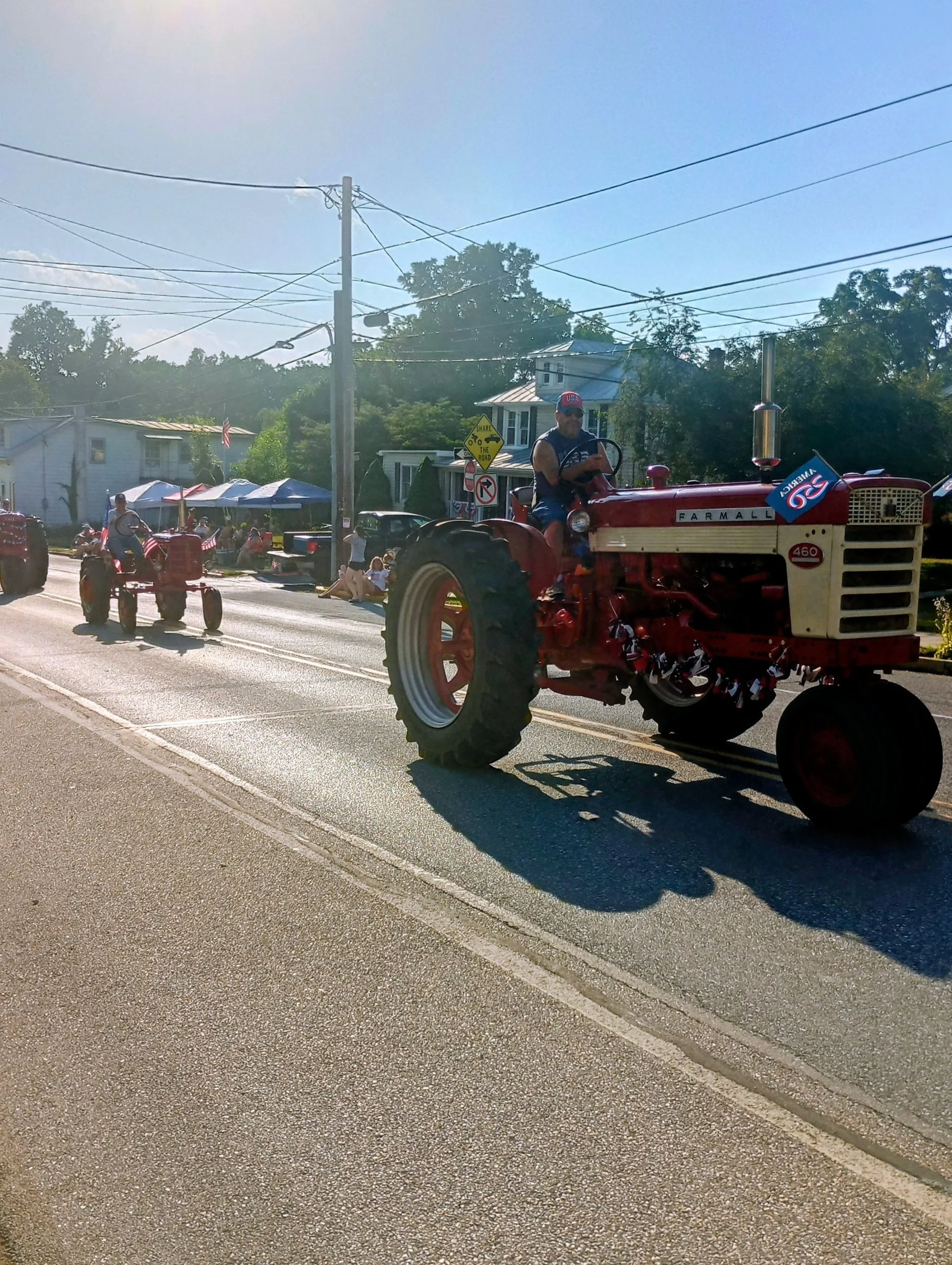Tractor in the Jonestown, PA 4th of July parade.
