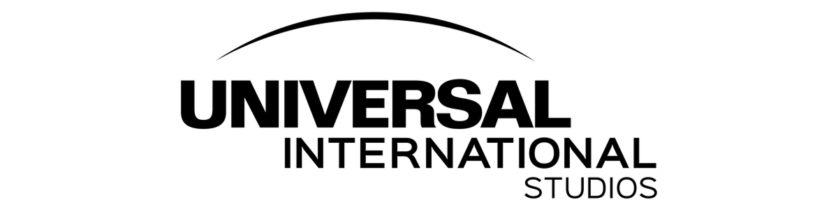 Logo for Universal International Studios featuring the word 'Universal' with creative typography.