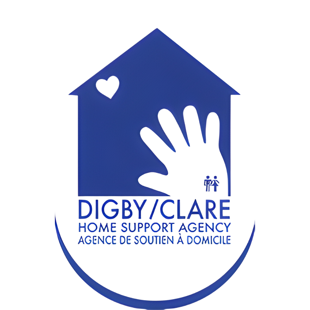 Logo with a blue house shape, pink heart at the top left, pink downward arrow, and stylized trees, with text reading "PIGBY CLARE HOME IMPROVEMENT AGENCY