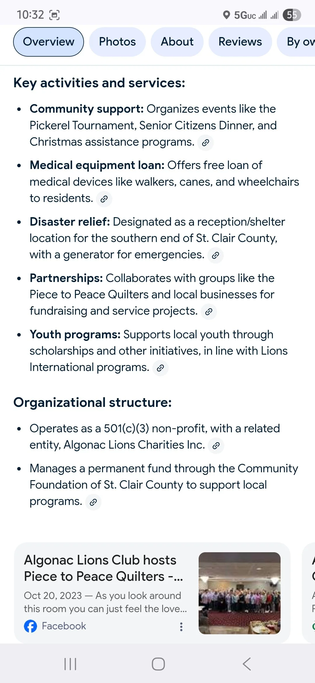 Enhanced public-facing information to highlight real community impact, including partnerships, medical equipment support, and local outreach programs—strengthening credibility and trust.