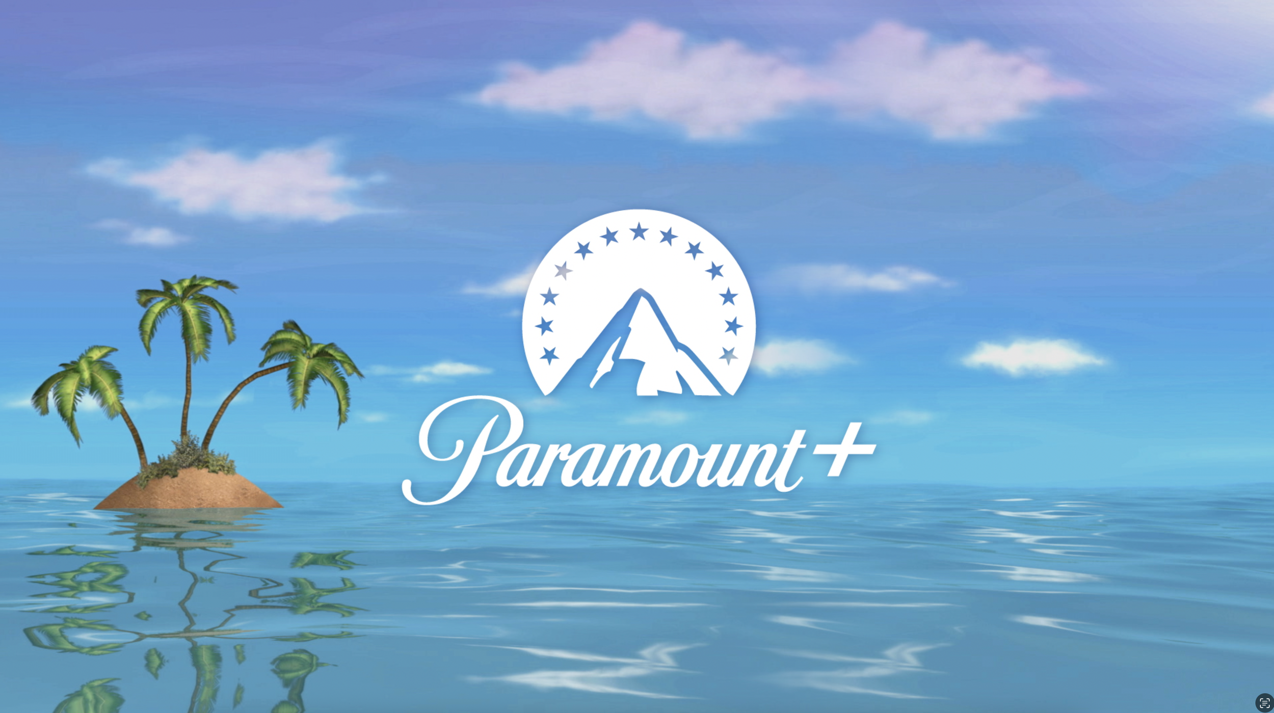 Paramount+ logo next to Bikini Bottom