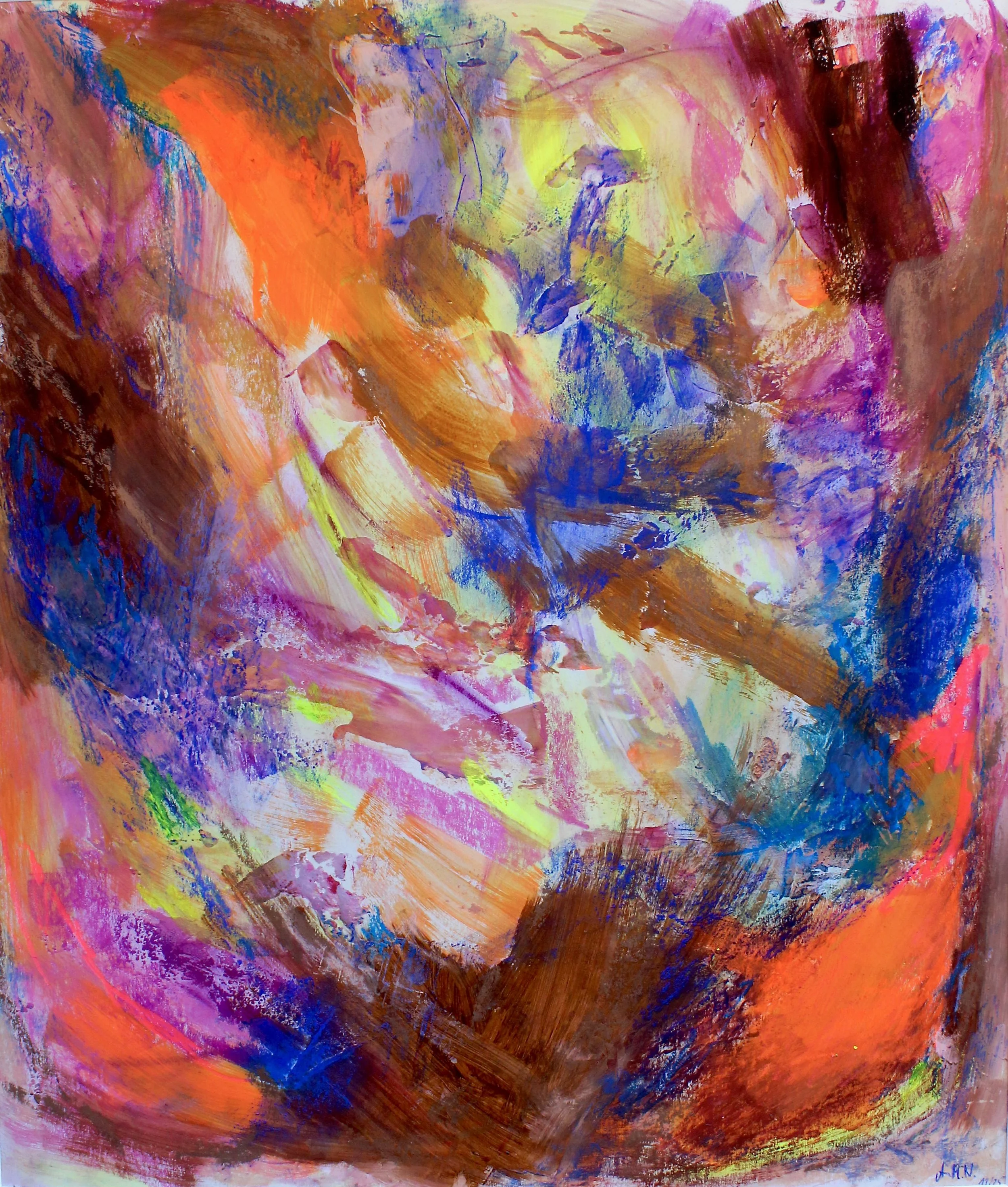 Vida |
64 x 56 cm |
Mixed Media auf Chromokarton |
2025
