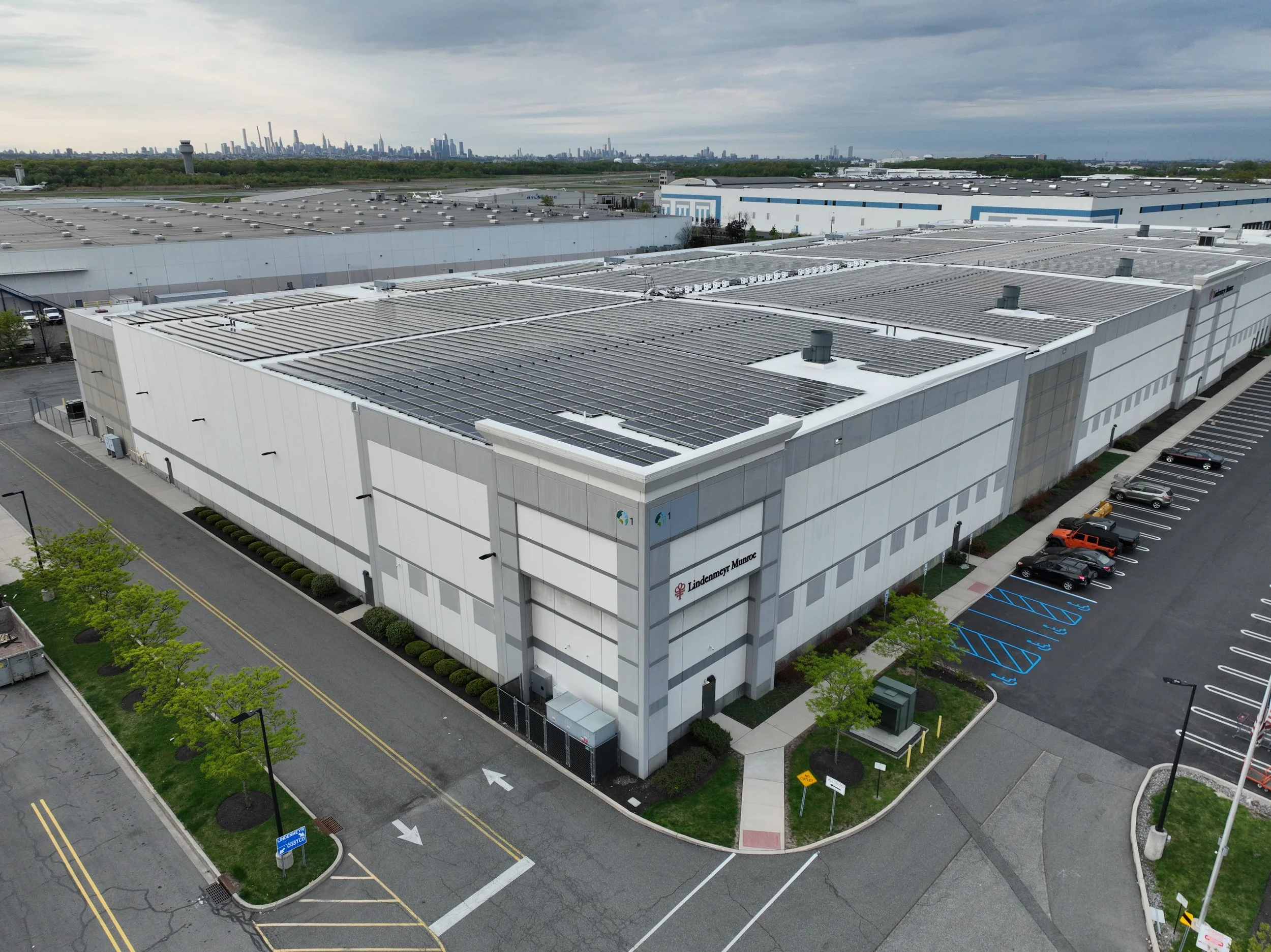 Commercial drone inspection of commercial property in New Jersey