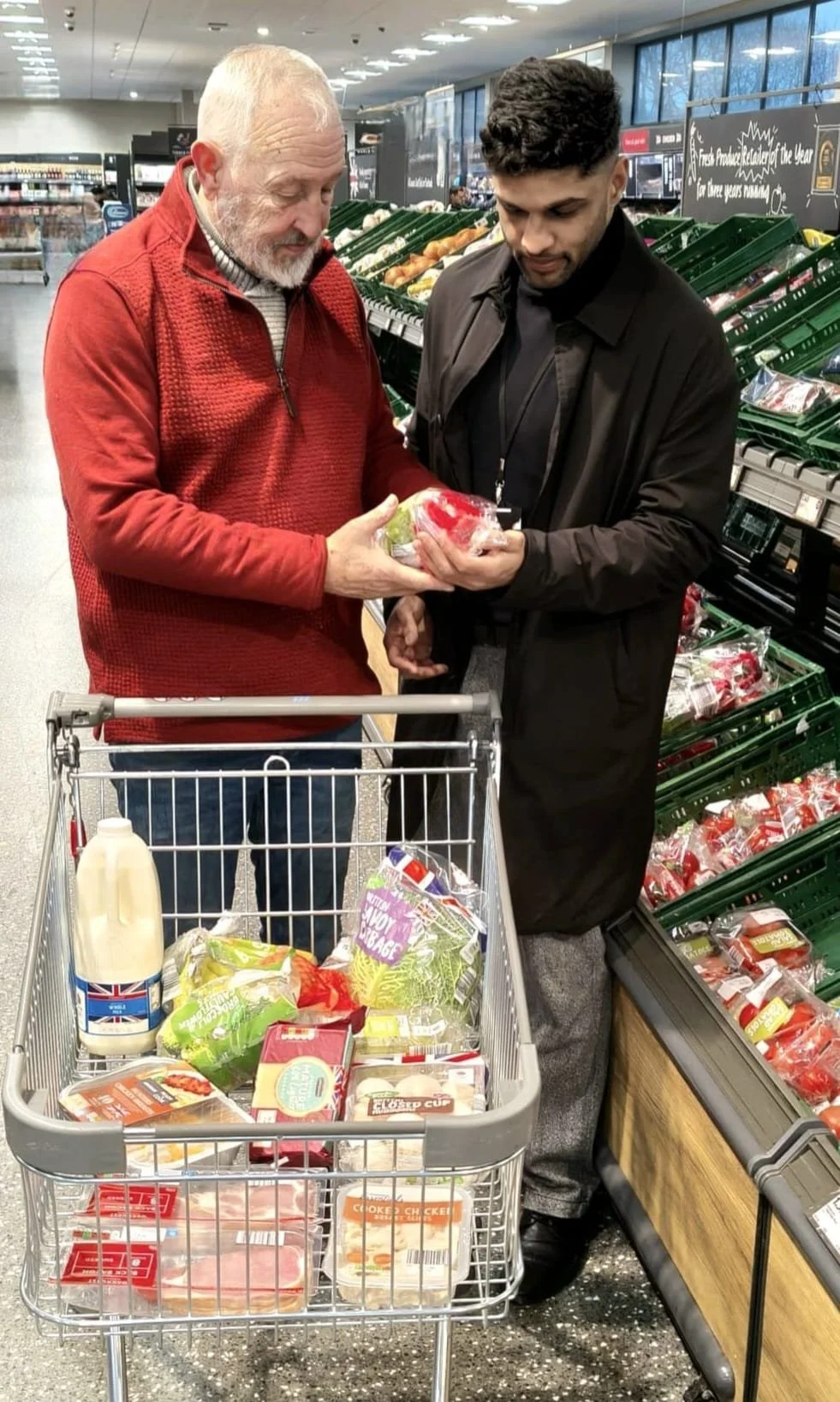 Enabling support for older person to go shopping and buy groceries in Wolverhampton - maintaining their independence in the community.