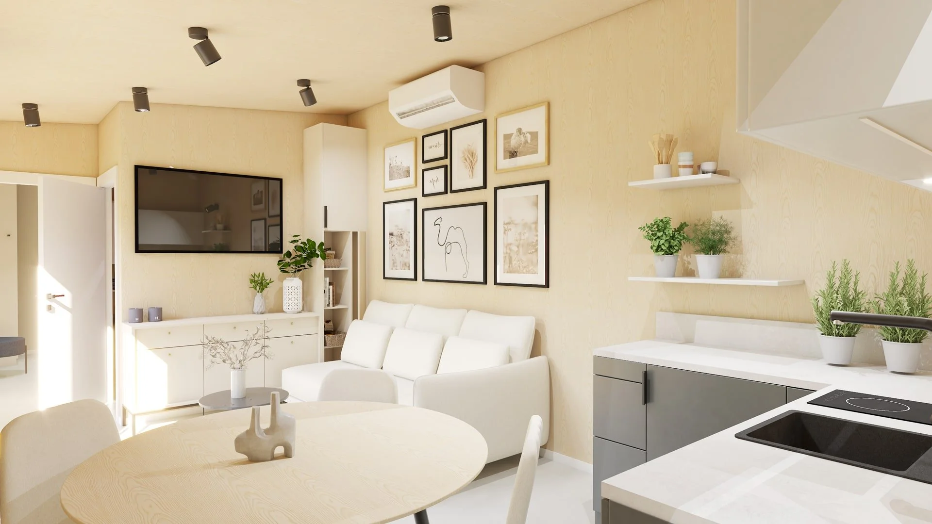 Modular CLT Granny Annexe & Timber Lodge Interior UK