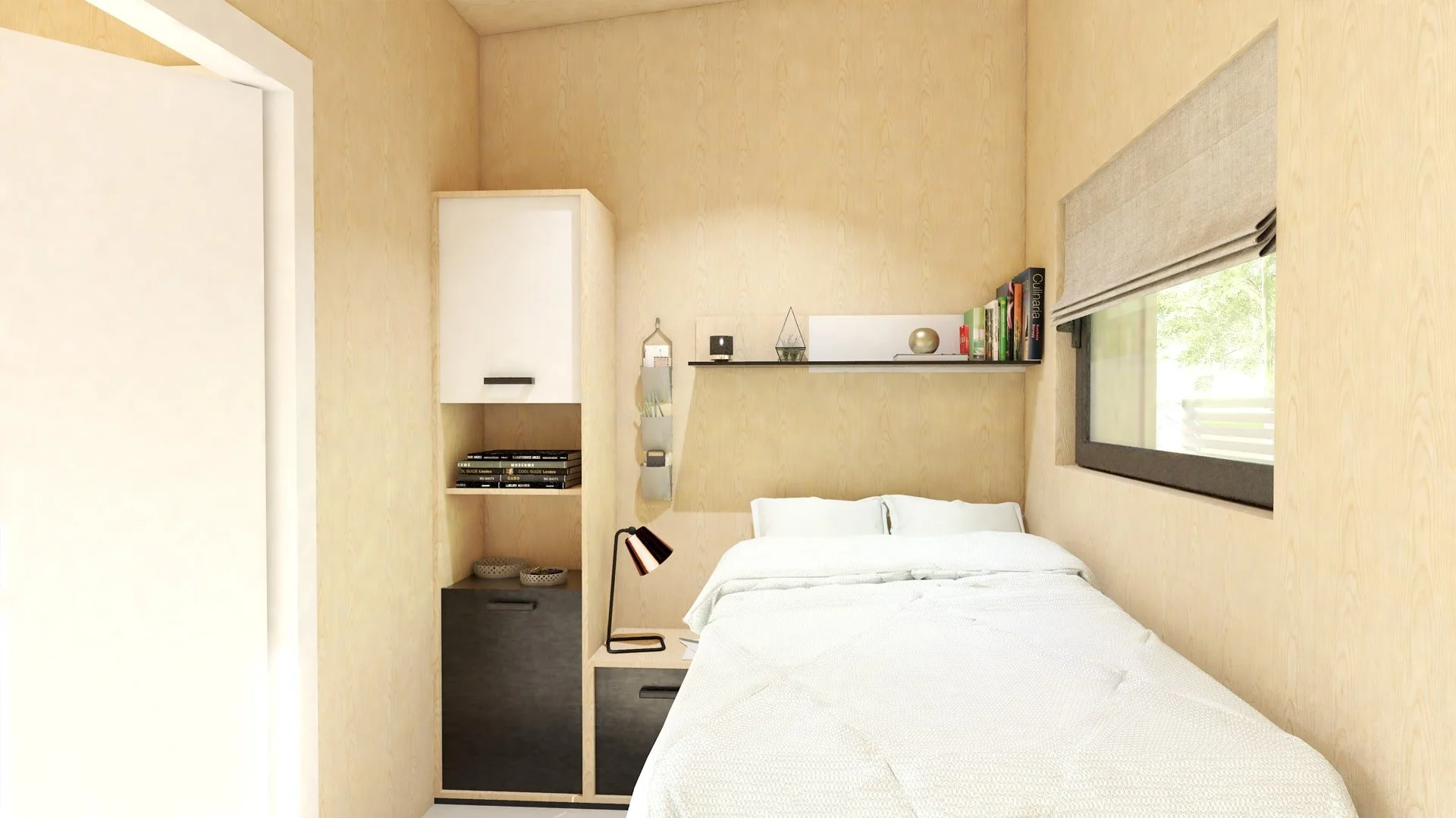 Modular CLT Granny Annexe & Timber Lodge Interior UK