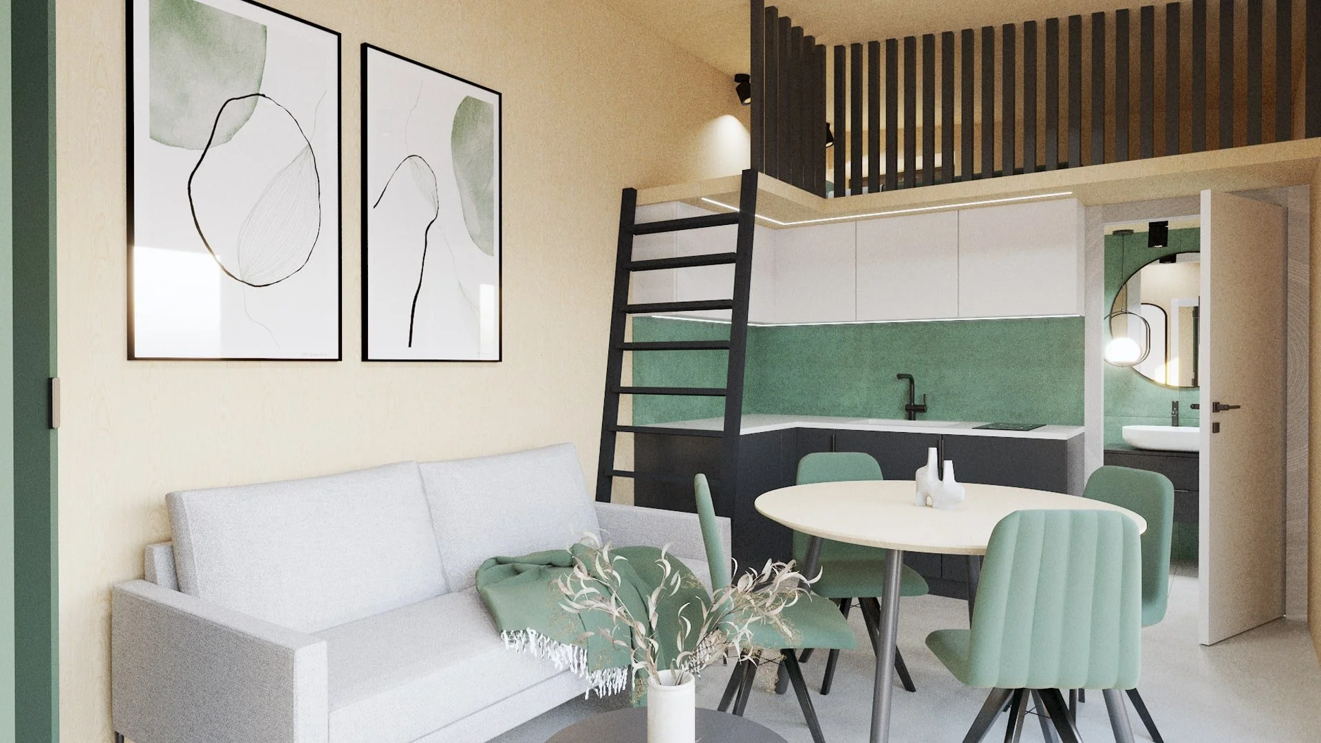 Modular CLT Granny Annexe & Timber Lodge Interior UK