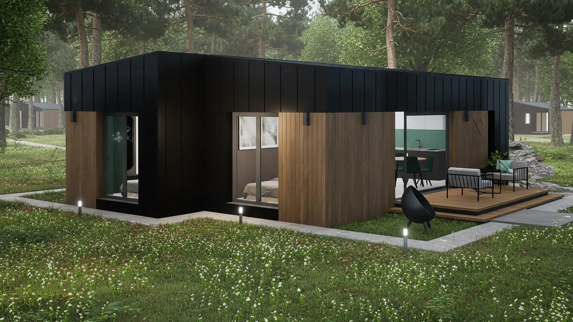 Holiday Park Lodges Building UK