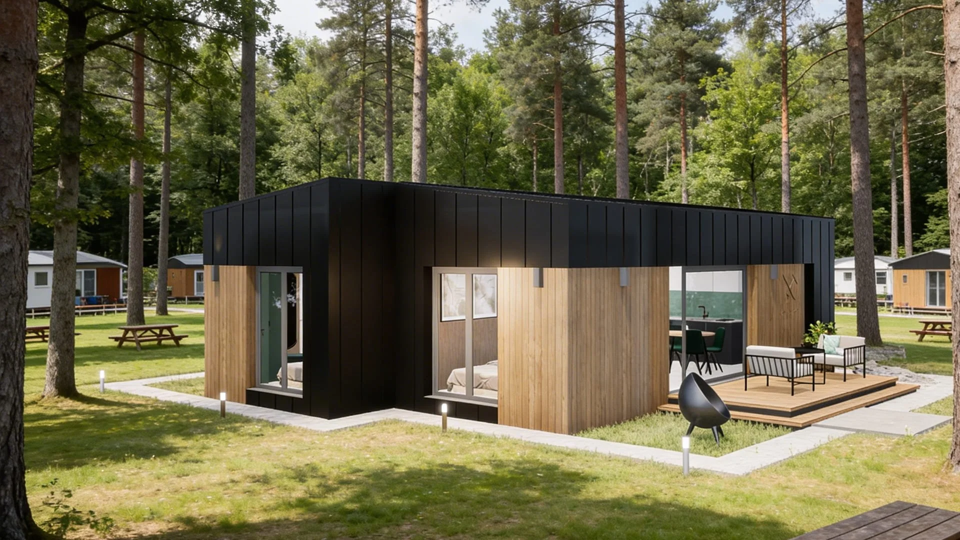 Suffolk Holiday Park Timber lodges Design & Build