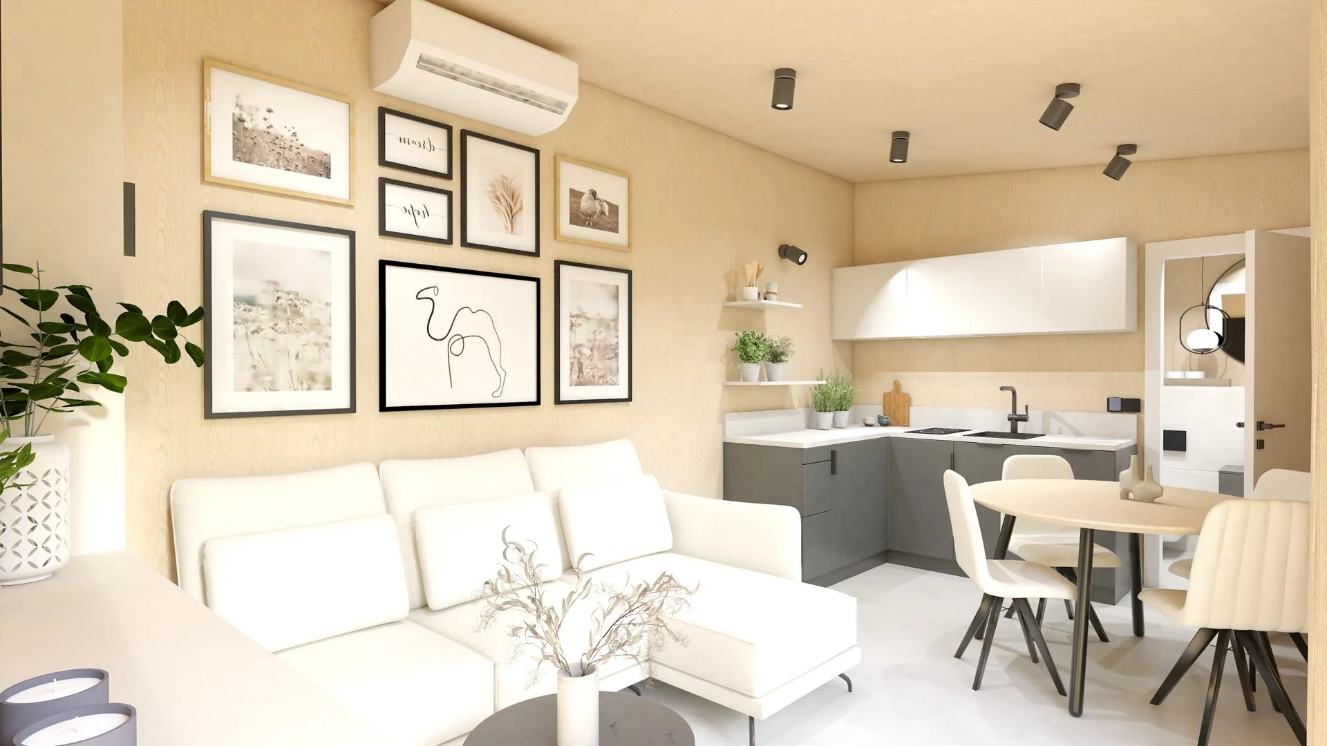 Modular CLT Granny Annexe & Timber Lodge Interior UK